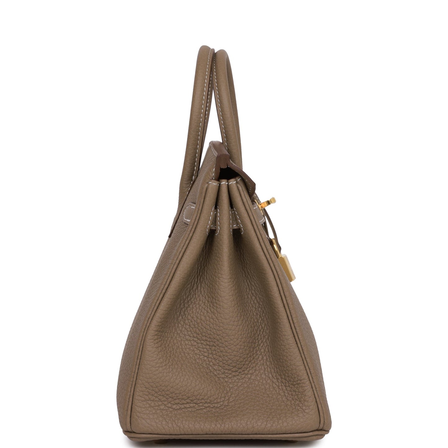 Hermes Birkin Etoupe Togo Hardware Handbag Gold Travel Bag 13