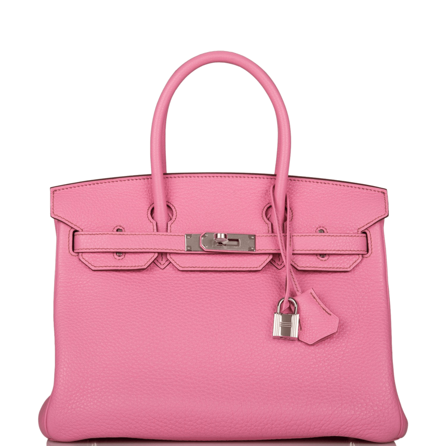 Hermes Birkin Bubblegum Togo Palladium Hardware Handbag Travel Bag
