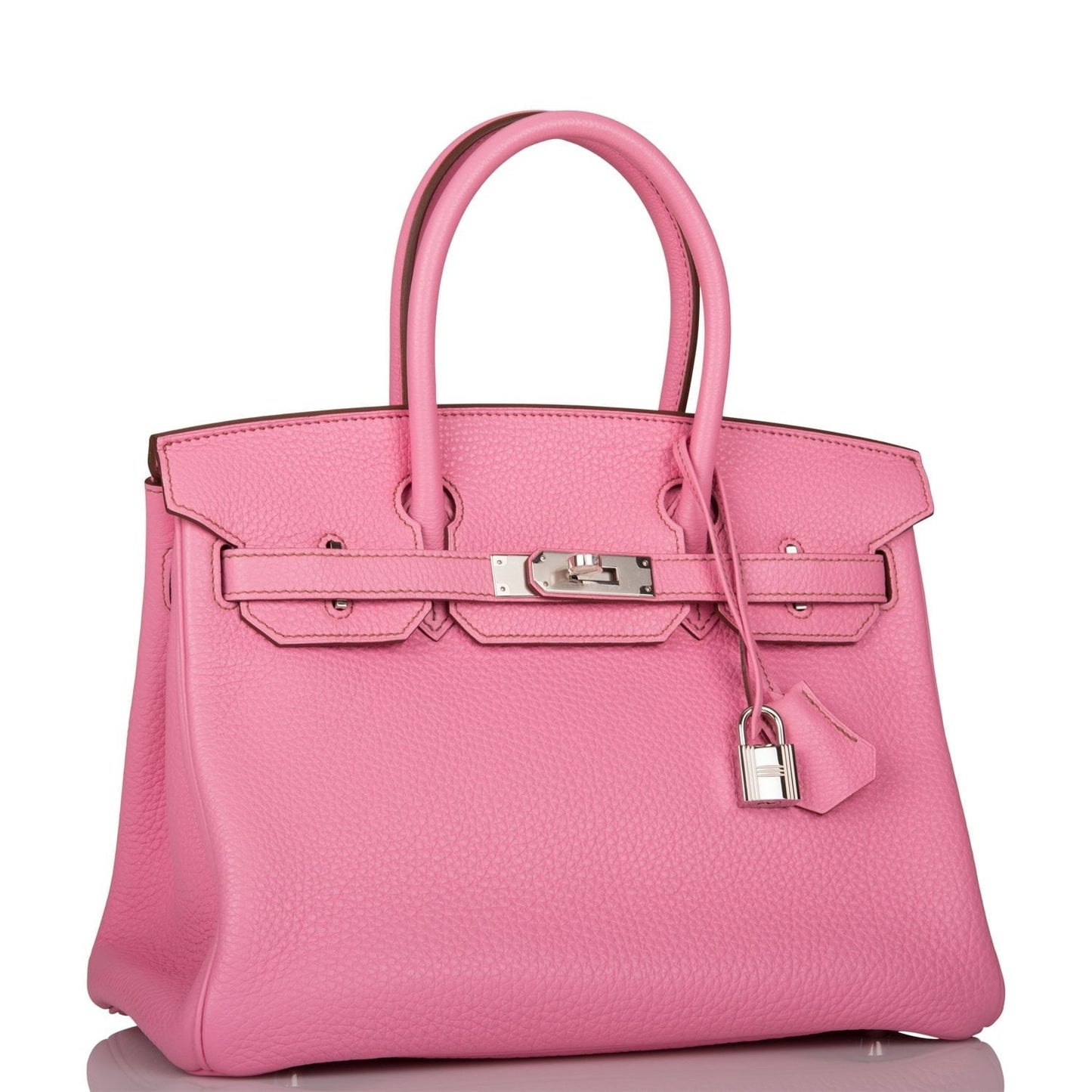Hermes Birkin Bubblegum Togo Palladium Hardware Handbag Travel Bag
