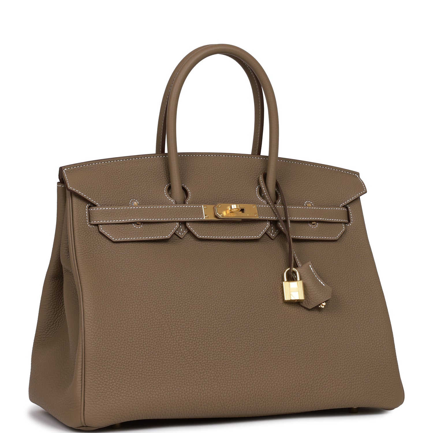 Hermes Birkin Etoupe Togo Hardware Handbag Gold Travel Bag Hardware 4