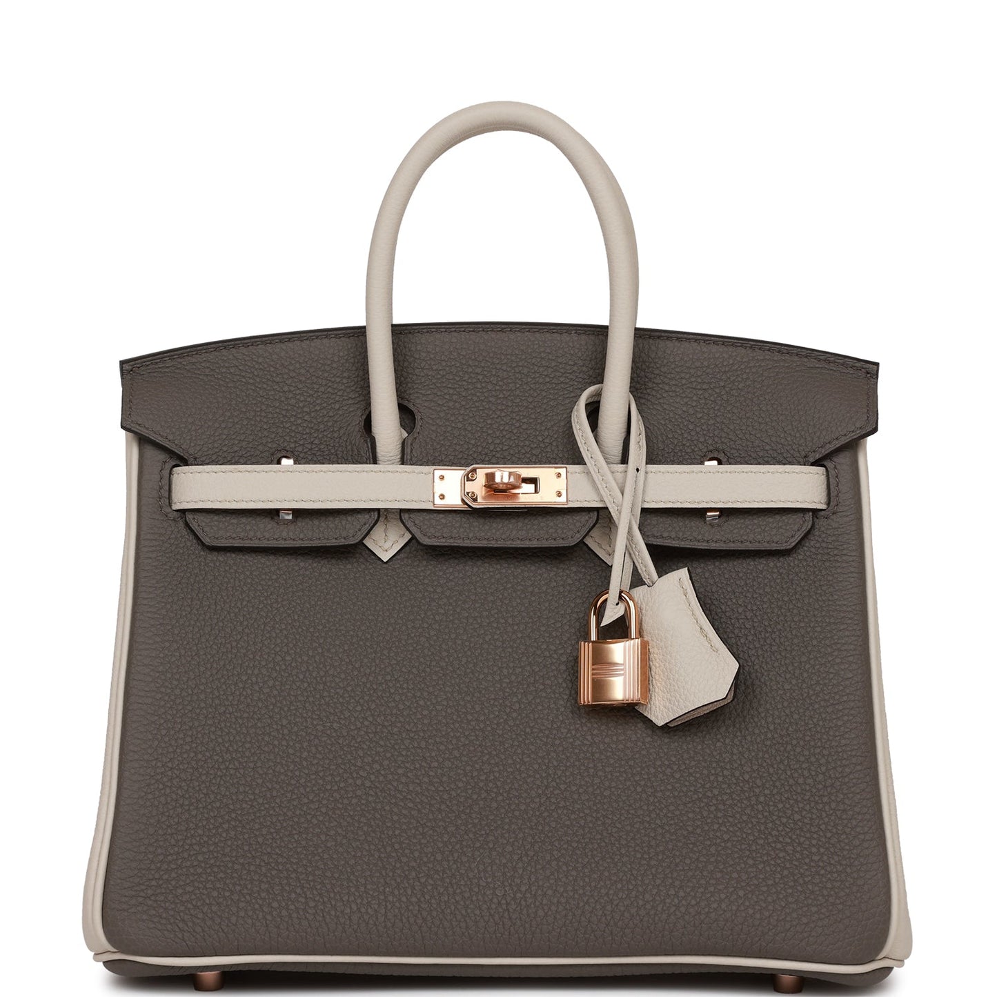 Hermes Special Order Hss Birkin Etain And Beton Gold Travel Bag