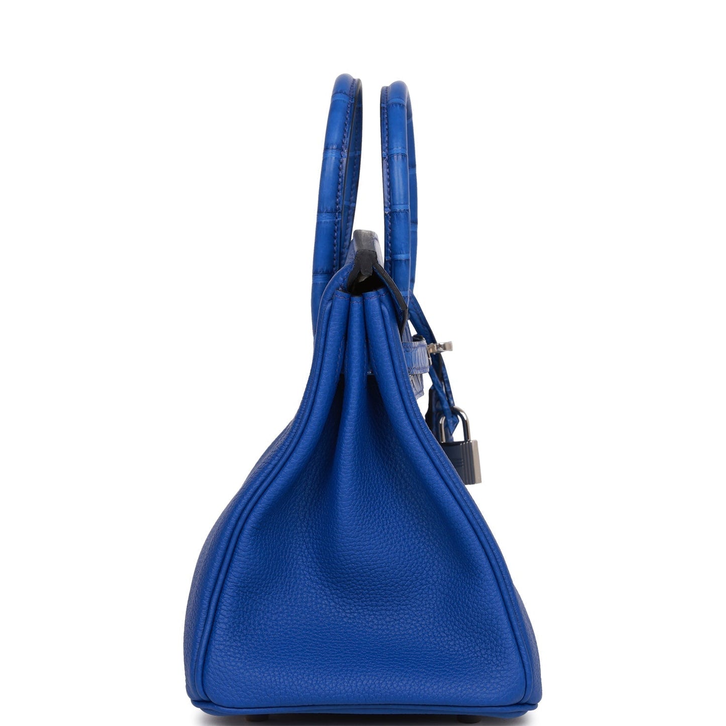 Hermes Birkin Bleu Royal Matte Alligator And Togo Travel Bag