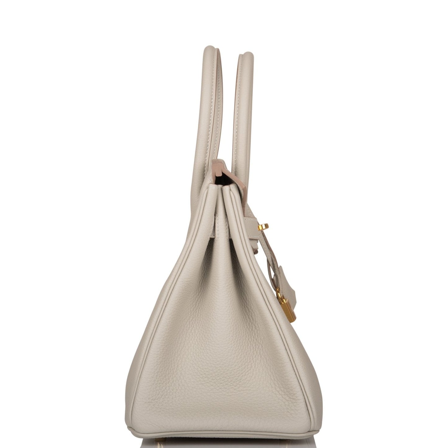 Hermes Birkin Gris Perle Togo Hardware Handbag Gold Travel Bag Gold Hardware