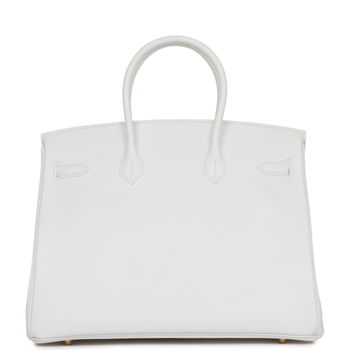 Hermes Birkin Epsom Hardware Handbag White Gold Travel Bag