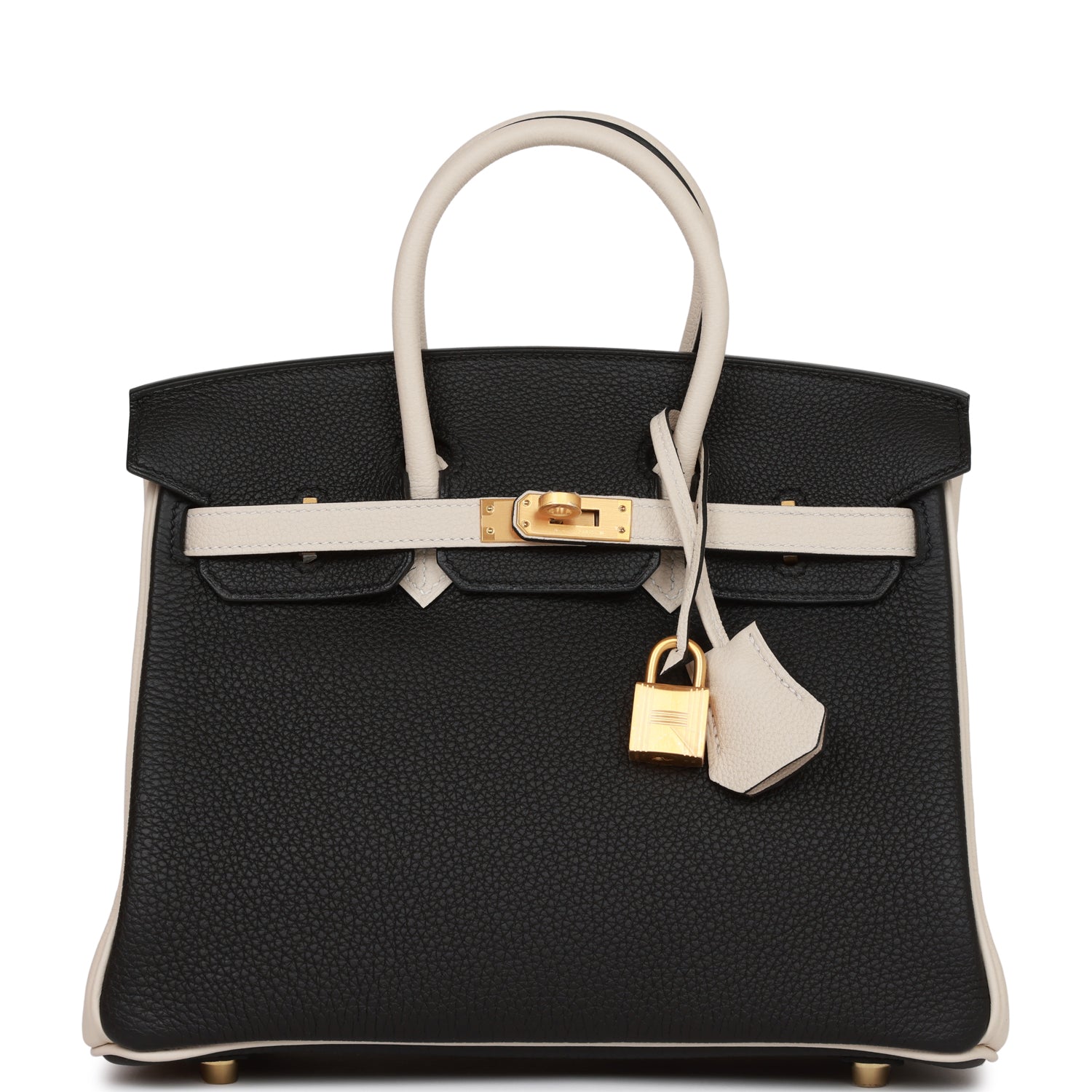Hermes Special Order Hss Birkin And Craie Togo Black Gold Travel Bag