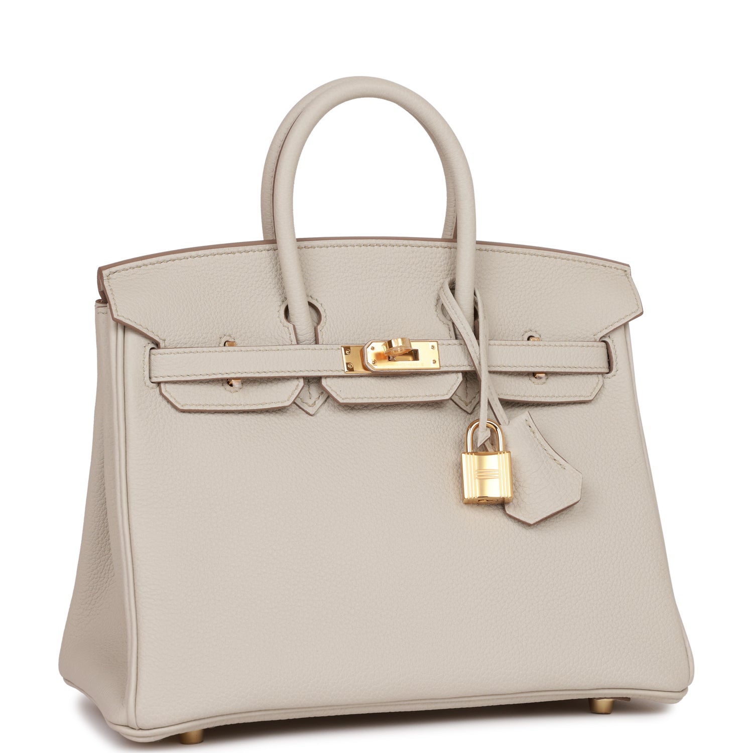Hermes Birkin Beton Togo Hardware Handbag Gold Travel Bag 3