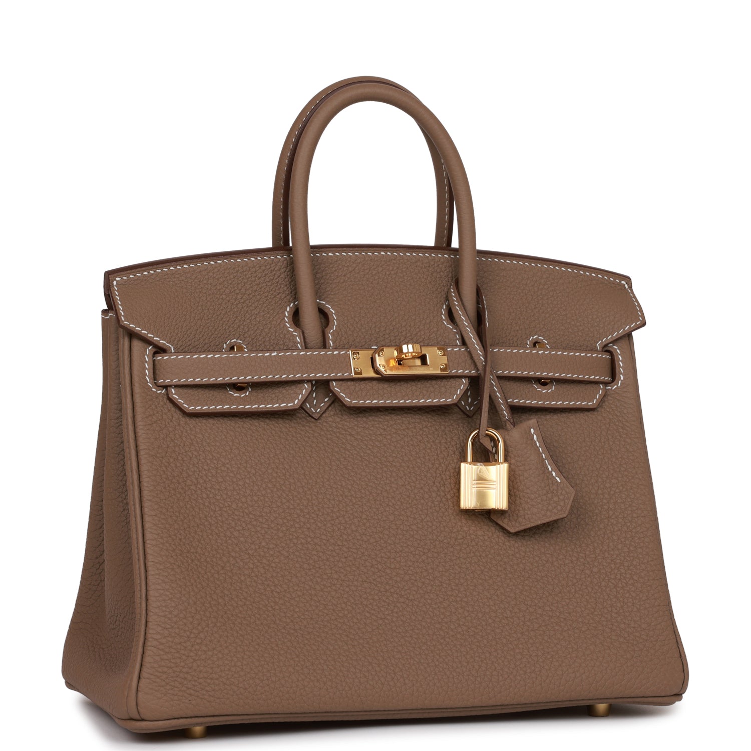 Hermes Birkin Etoupe Togo Hardware Handbag Gold Travel Bag Togo Gold Hardware