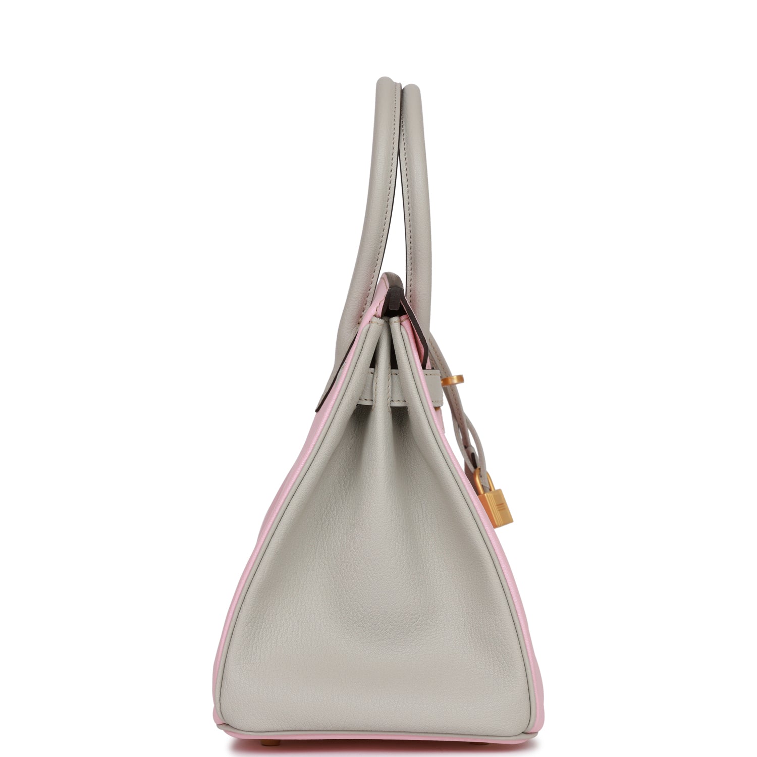 Hermes Special Order Hss Birkin Rose Sakura And Gold Travel Bag