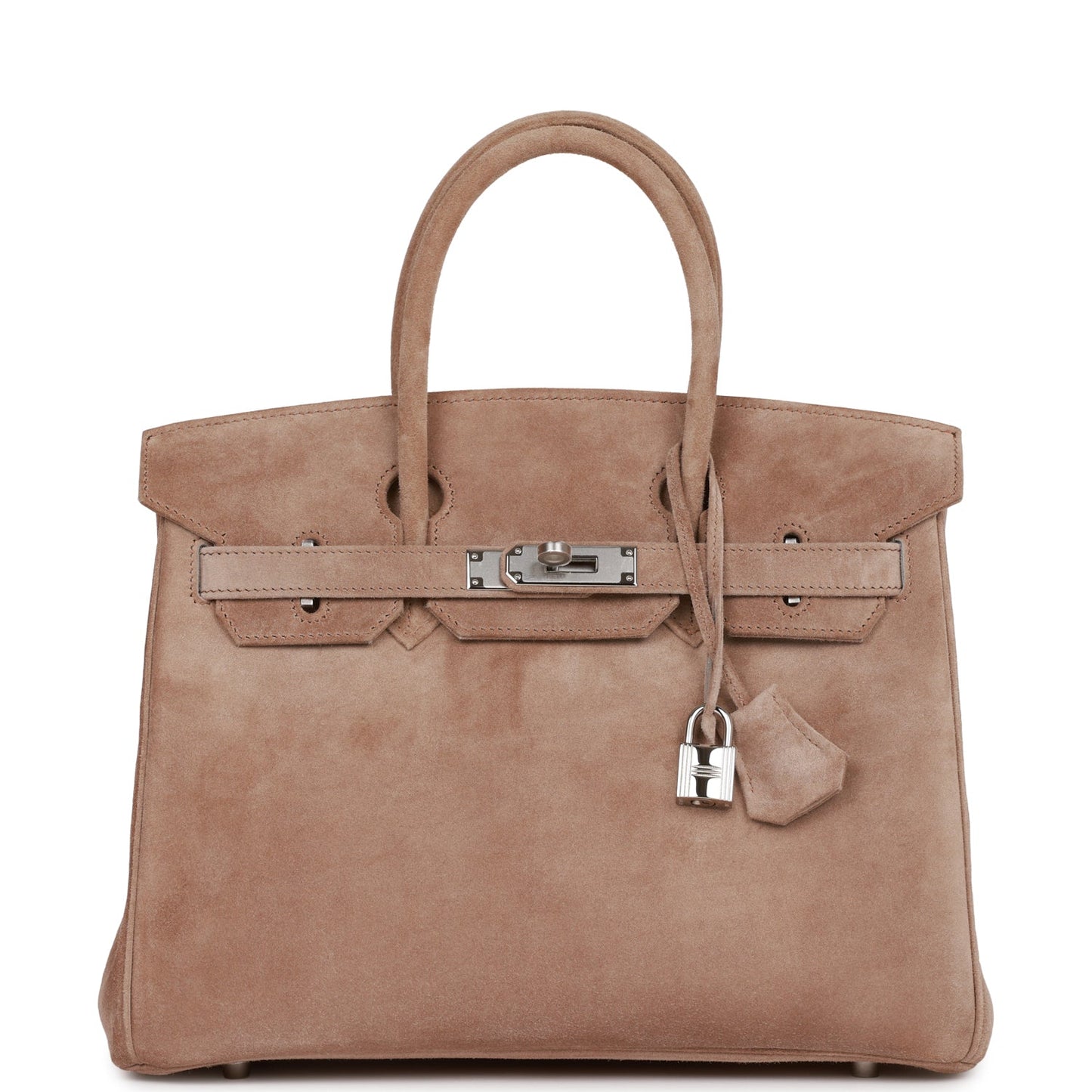 Hermes Birkin Gris Perle Doblis Palladium Hardware Handbag Travel Bag