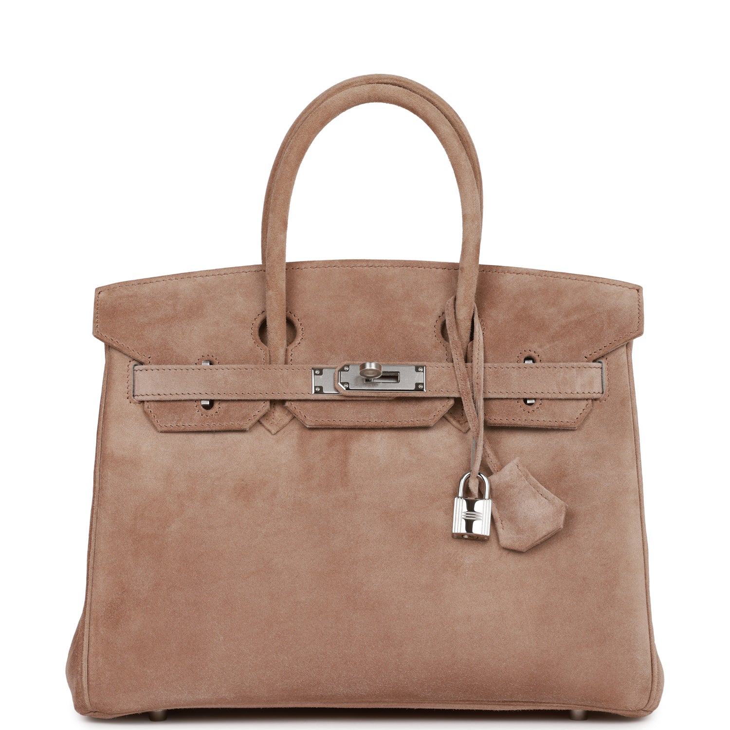 Hermes Birkin Gris Perle Doblis Palladium Hardware Handbag Travel Bag