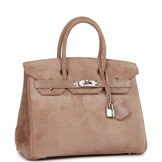 Hermes Birkin Gris Perle Doblis Palladium Hardware Handbag Travel Bag
