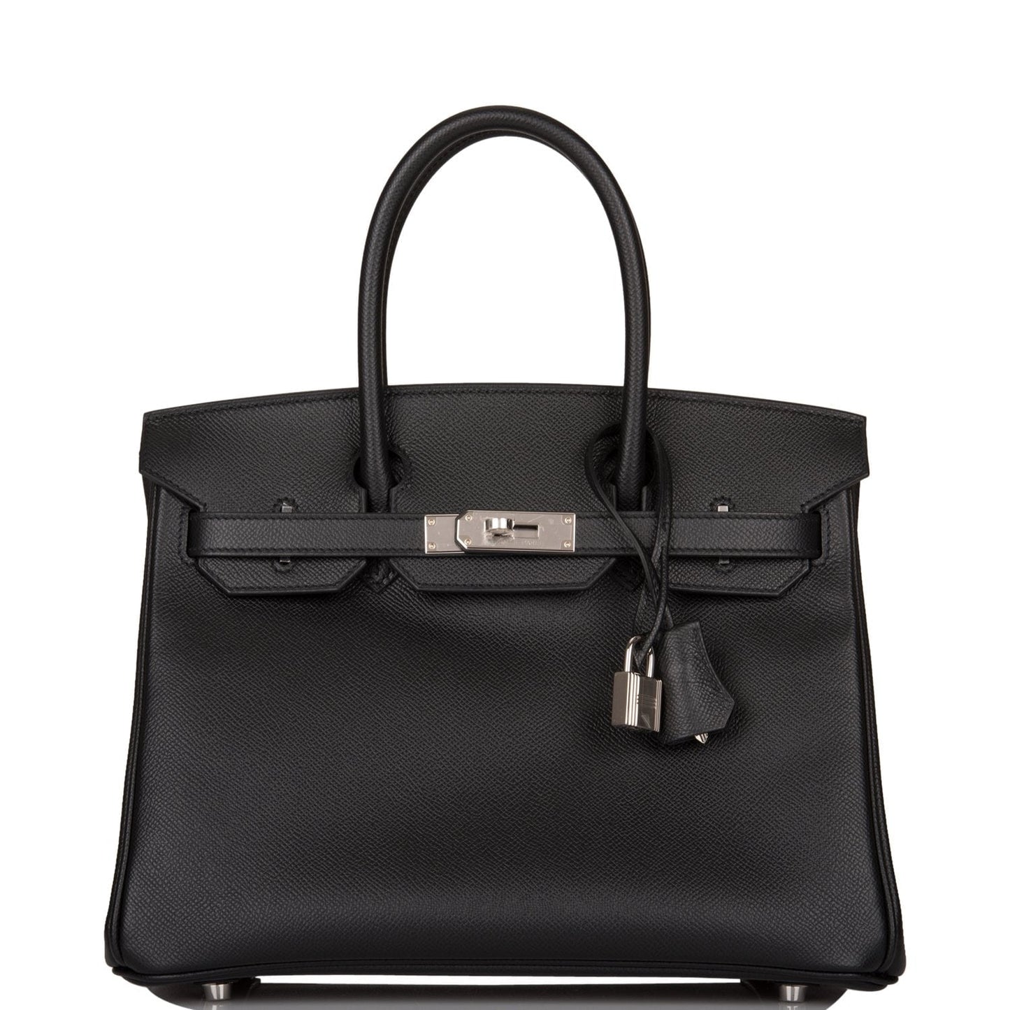 Hermes Birkin Epsom Palladium Hardware Handbag Black Travel Bag Hardware 1