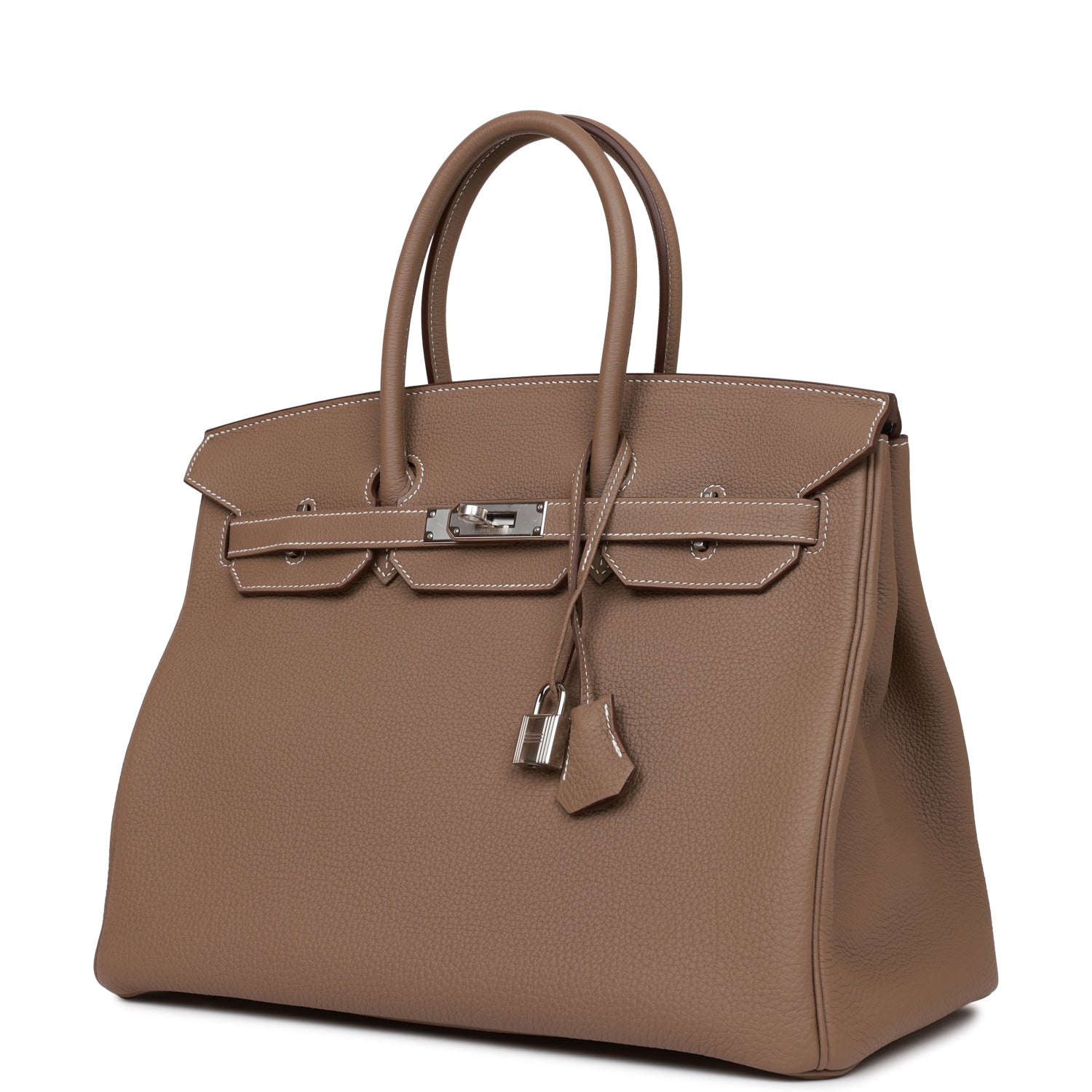 Hermes Birkin Etoupe Togo Palladium Hardware Handbag Travel Bag Hardware 3