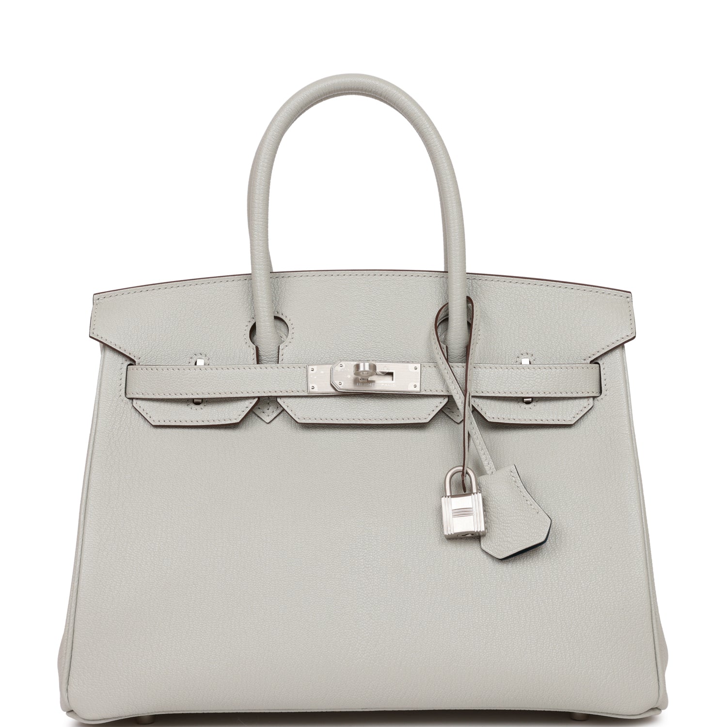 Hermes Special Order Hss Birkin Gris Perle Verso Travel Bag
