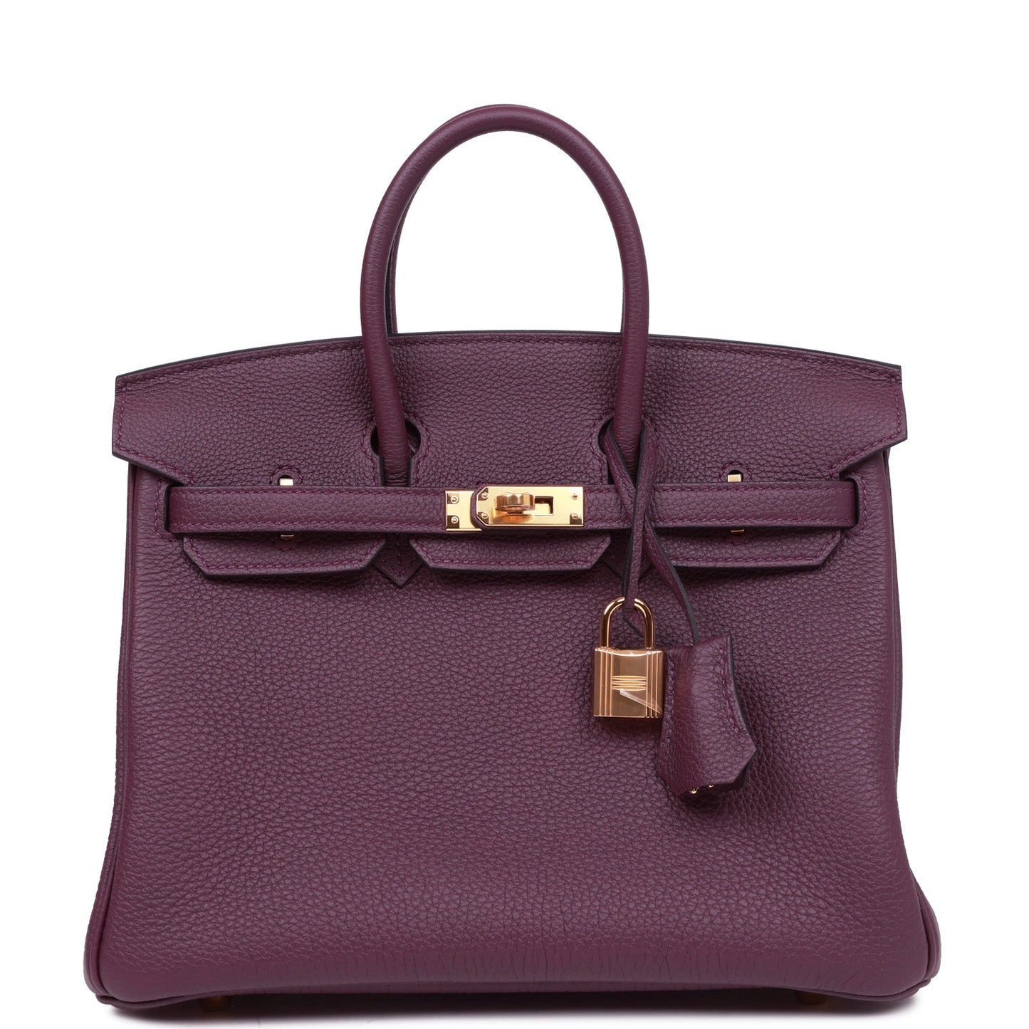 Hermes Birkin Cassis Togo Hardware Handbag Gold Travel Bag