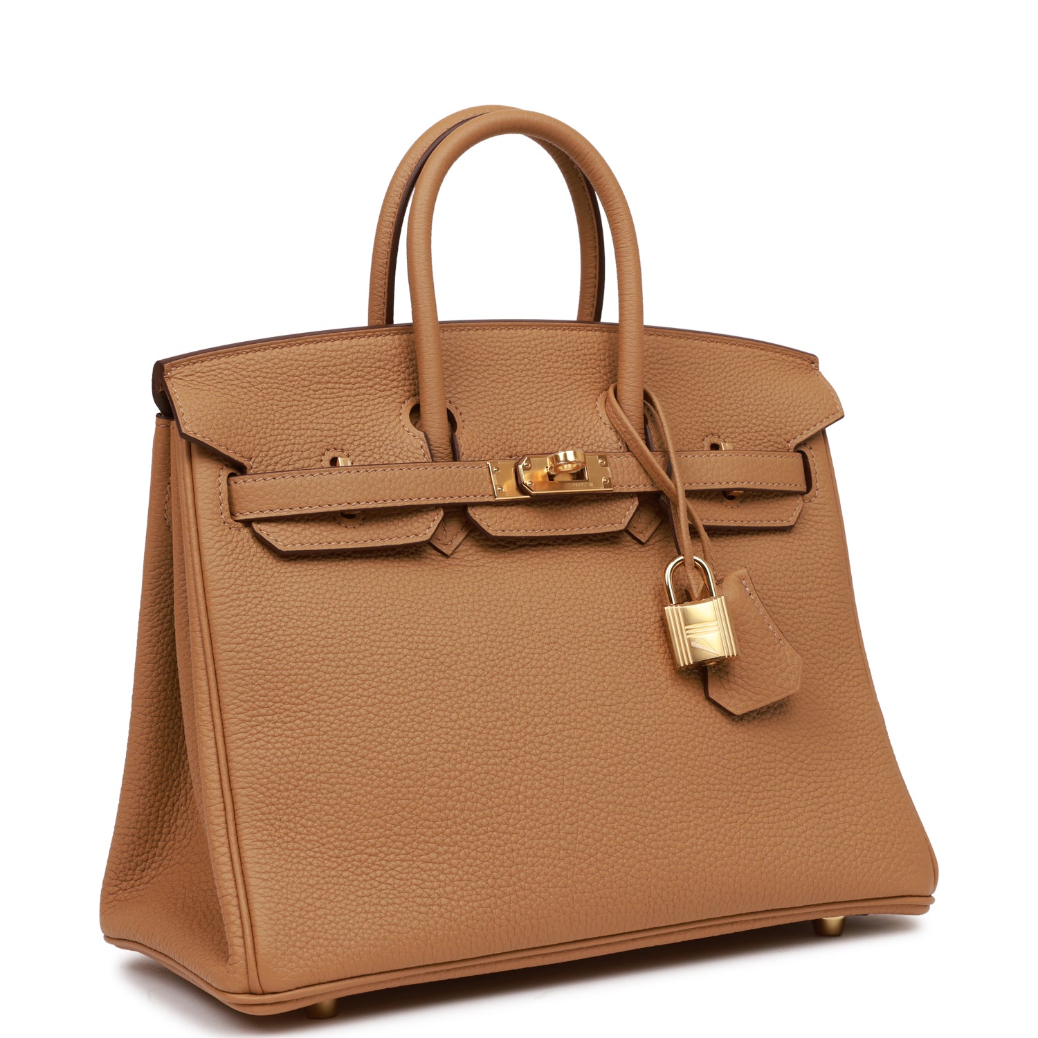 Hermes Birkin Biscuit Togo Hardware Handbag Gold Travel Bag