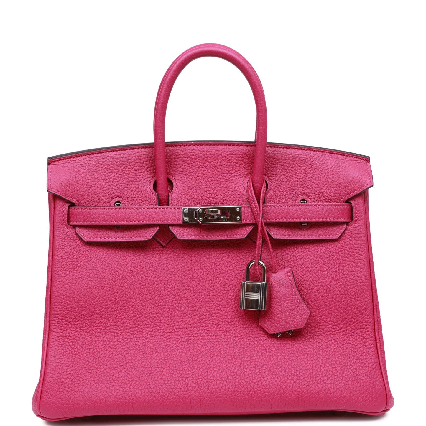Hermes Birkin Rose Pourpre Togo Palladium Hardware Handbag Travel Bag Palladium Hardware 2