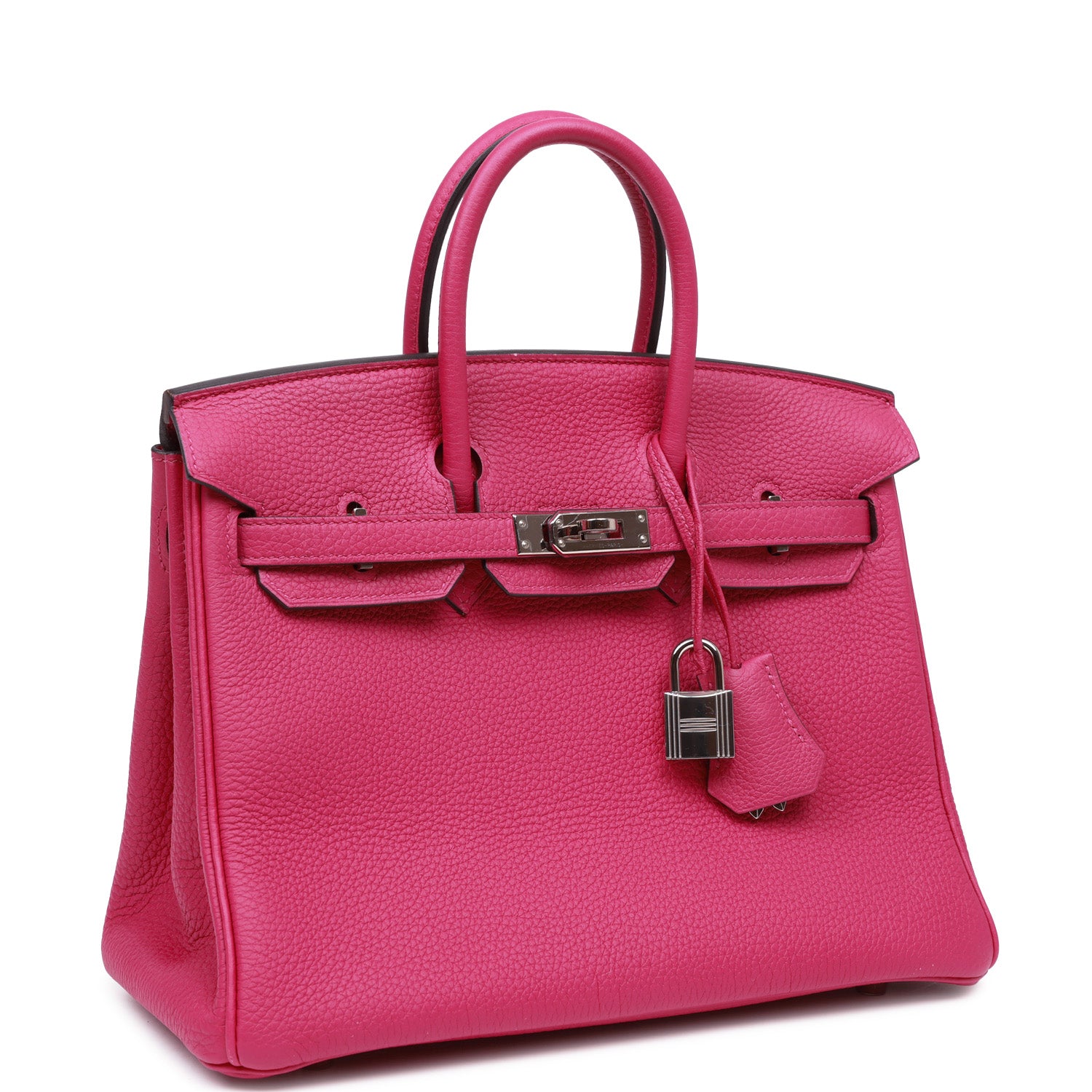 Hermes Birkin Rose Pourpre Togo Palladium Hardware Handbag Travel Bag Palladium Hardware 2