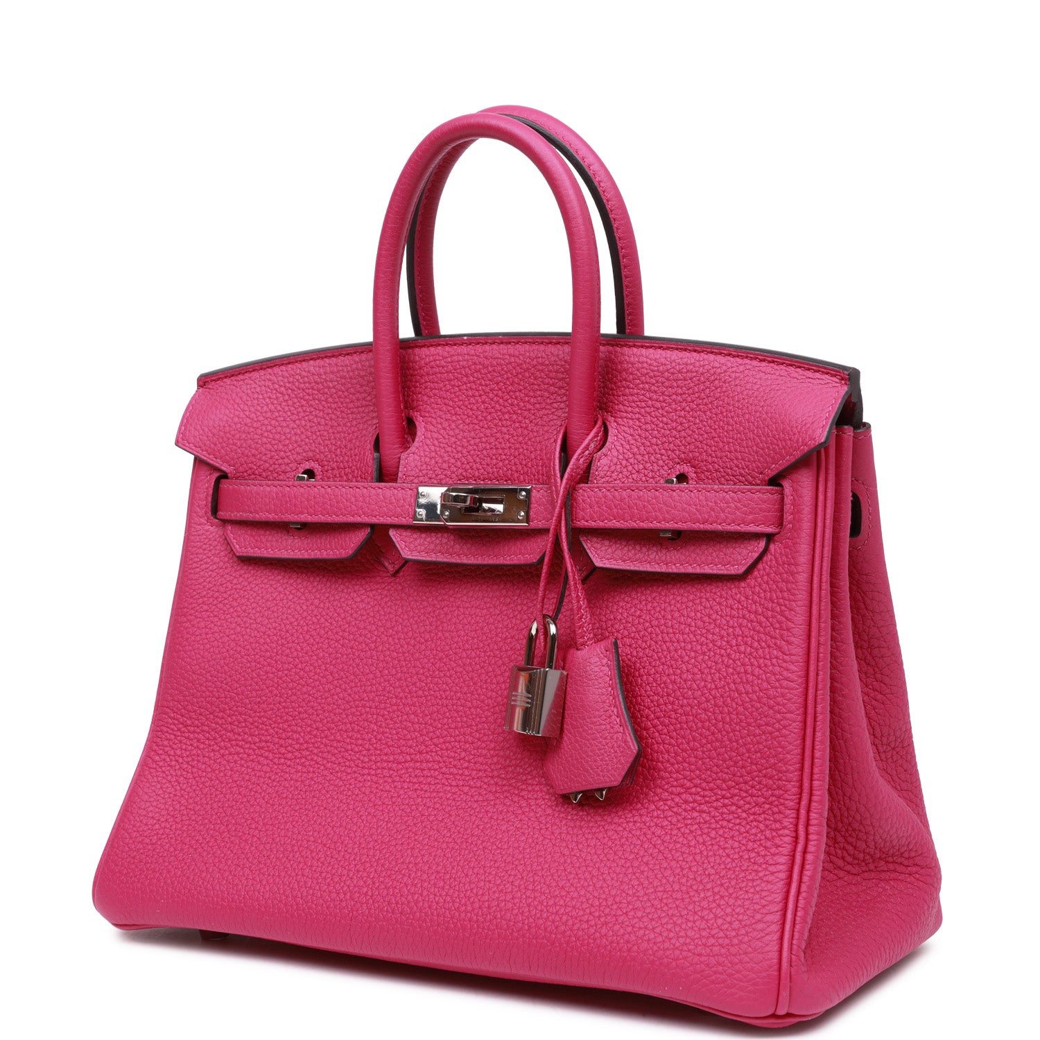 Hermes Birkin Rose Pourpre Togo Palladium Hardware Handbag Travel Bag Palladium Hardware 2