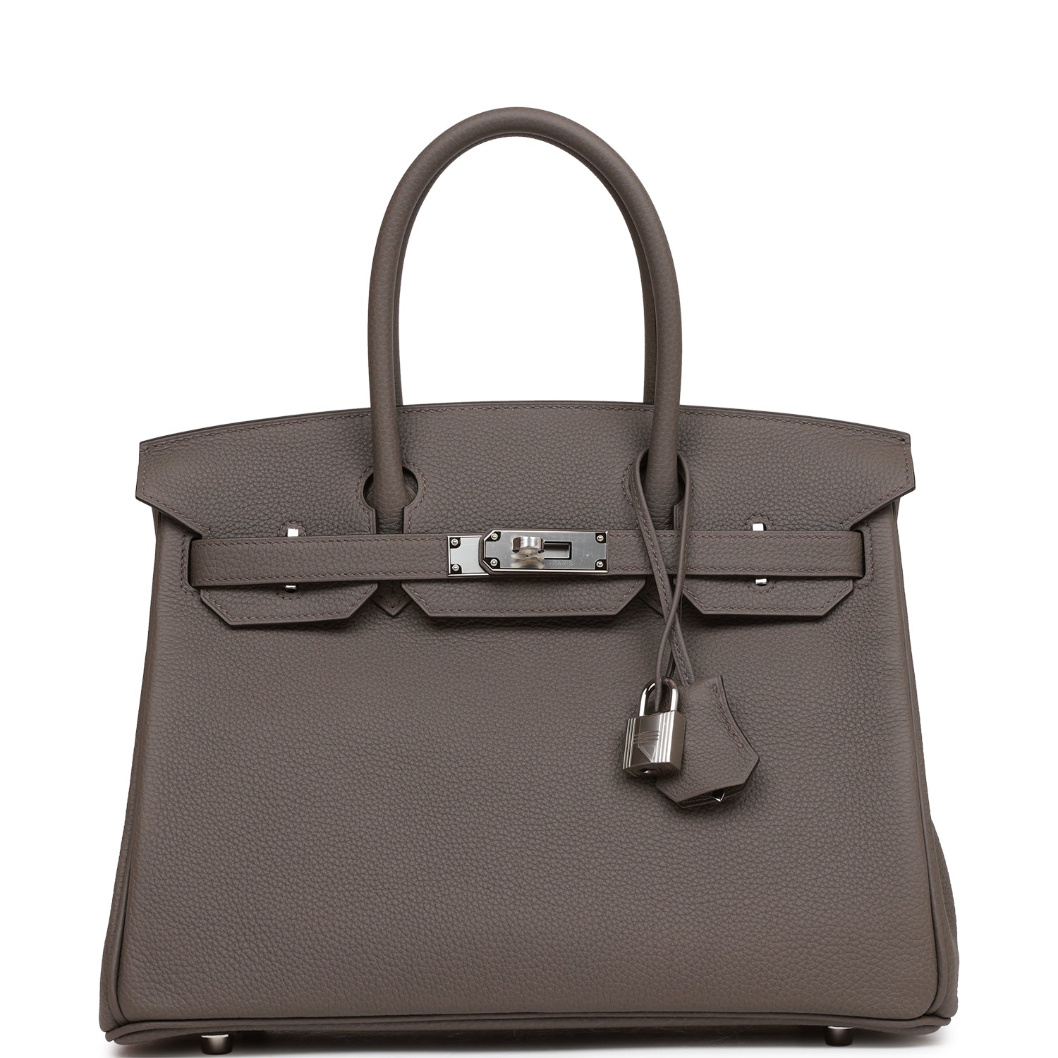 Hermes Birkin Etain Togo Palladium Hardware Handbag Travel Bag Hardware 2