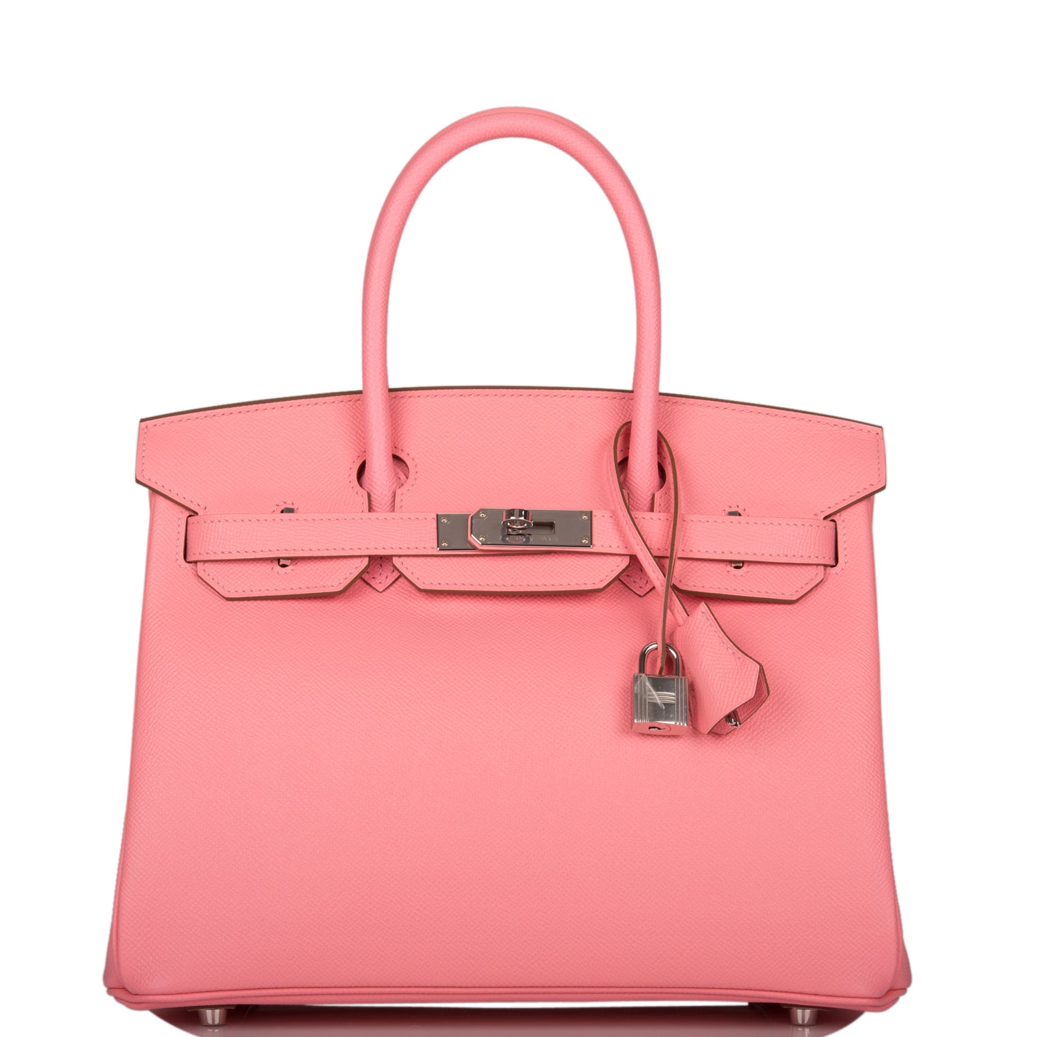 Hermes Birkin Rose Confetti Epsom Palladium Hardware Handbag Travel Bag