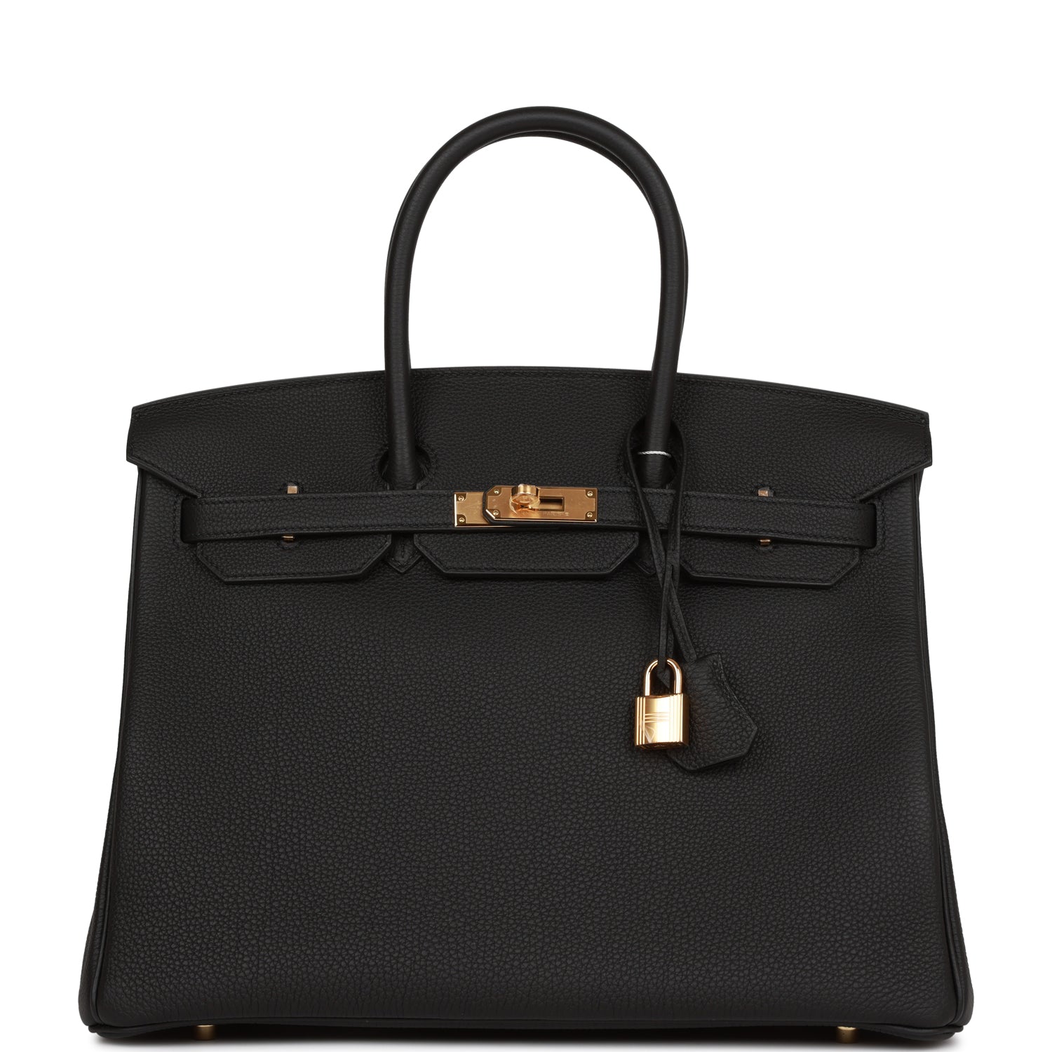 Hermes Birkin Togo Hardware Handbag Black Gold Travel Bag Hardware 11