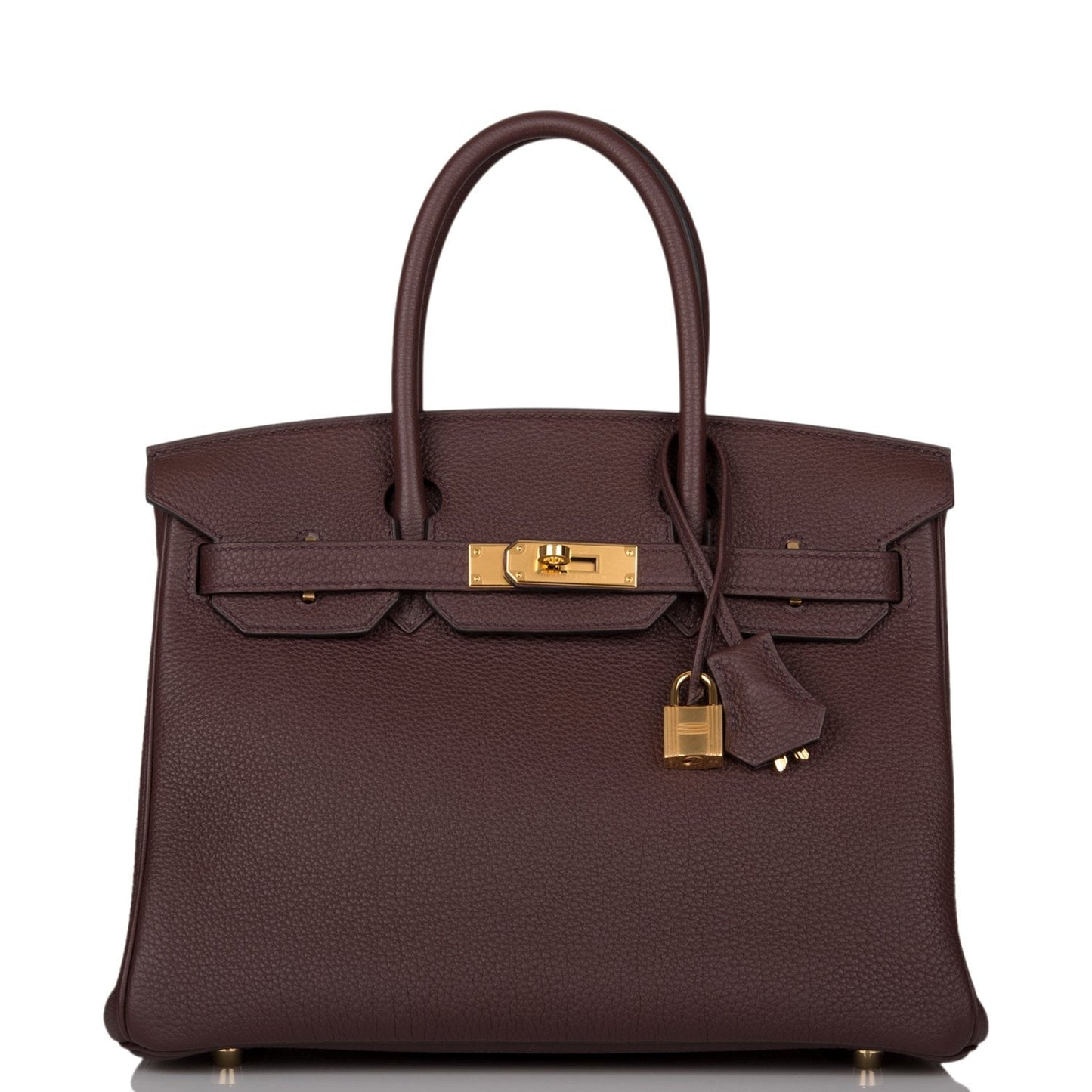 Hermes Birkin Rouge Sellier Togo Hardware Handbag Gold Travel Bag Gold Hardware