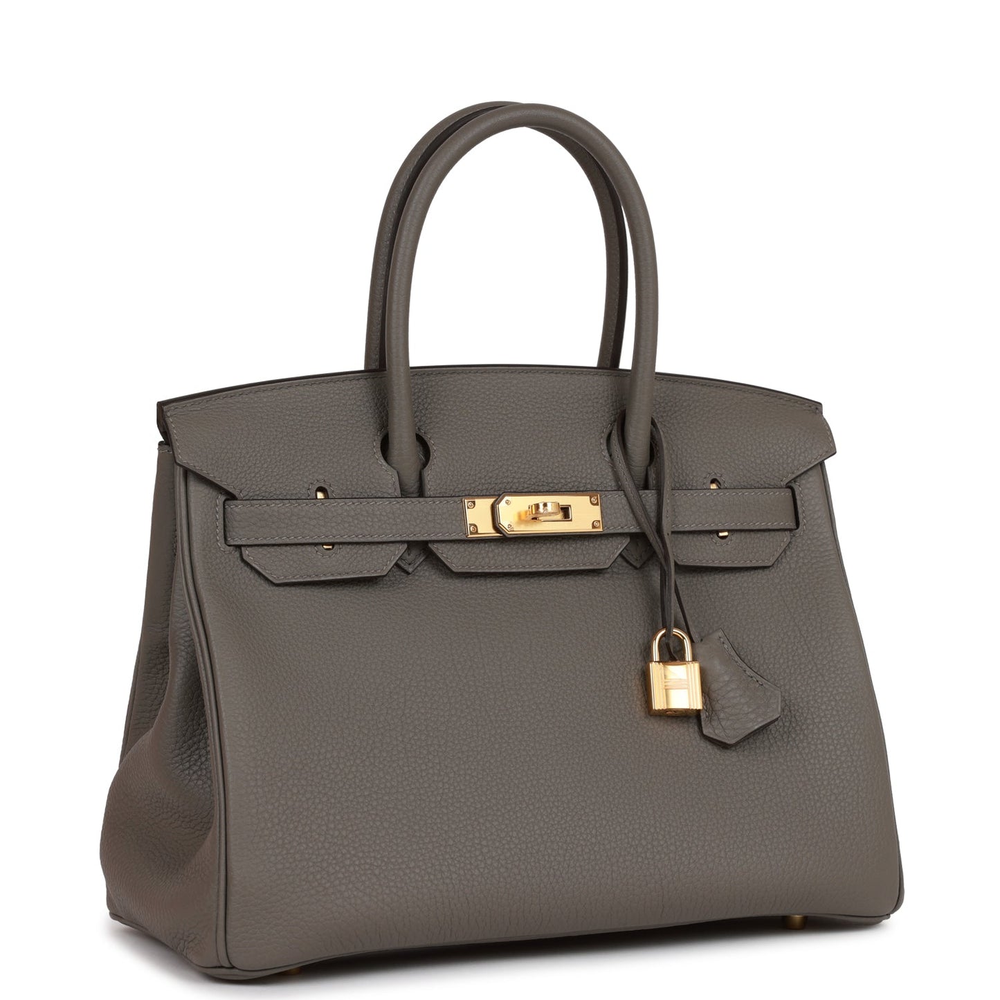 Hermes Birkin Gris Meyer Togo Hardware Handbag Gold Travel Bag Hardware 1