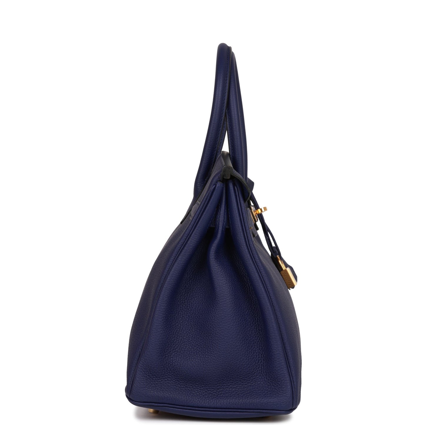 Hermes Birkin Bleu Encre Togo Hardware Handbag Gold Travel Bag