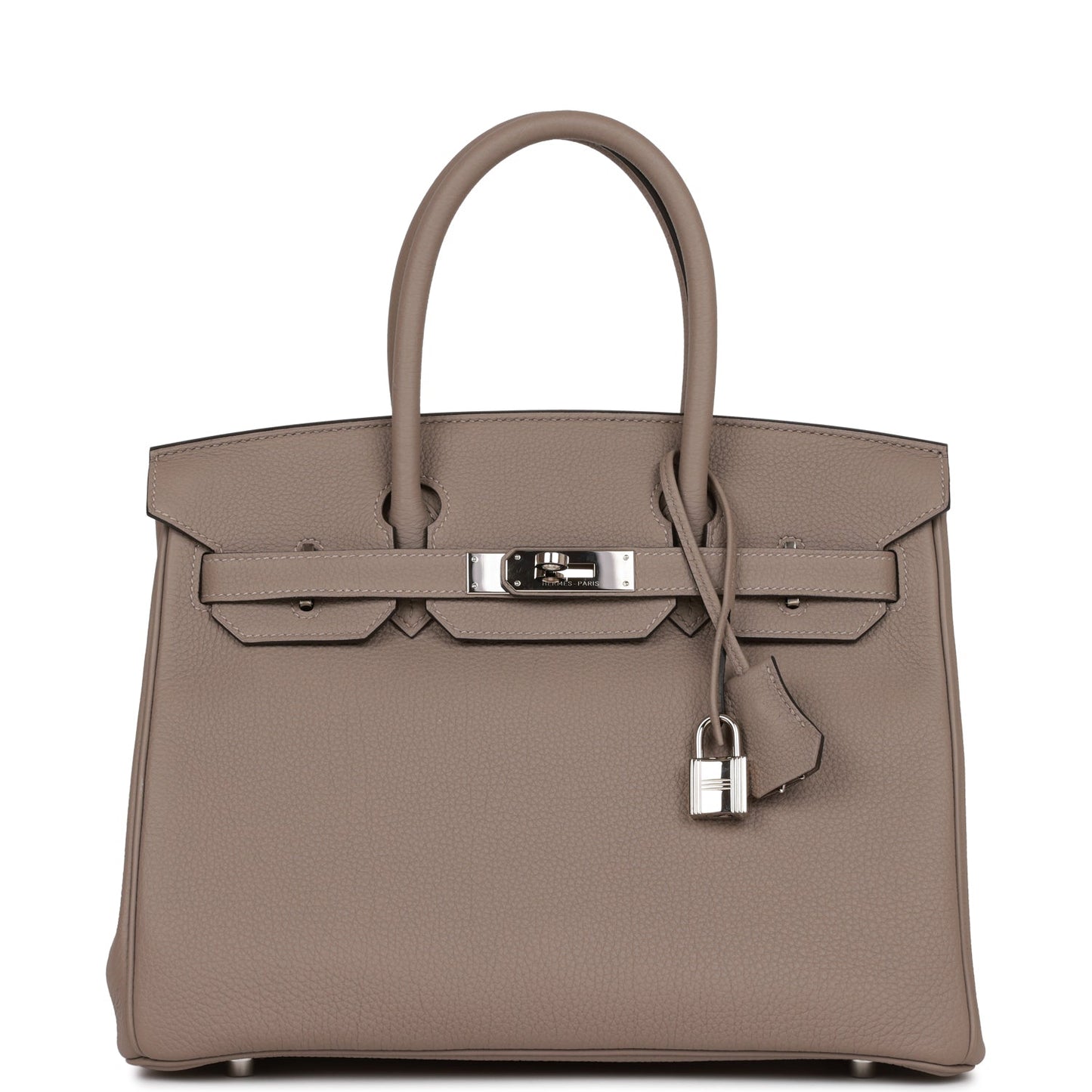 Hermes Birkin Gris Asphalte Togo Palladium Hardware Handbag Travel Bag