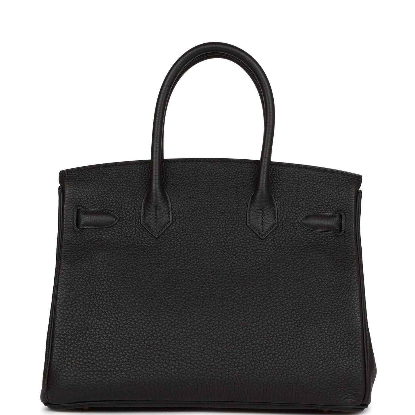 Hermes Birkin Togo Rose Hardware Handbag Black Gold Travel Bag Hardware 1 2