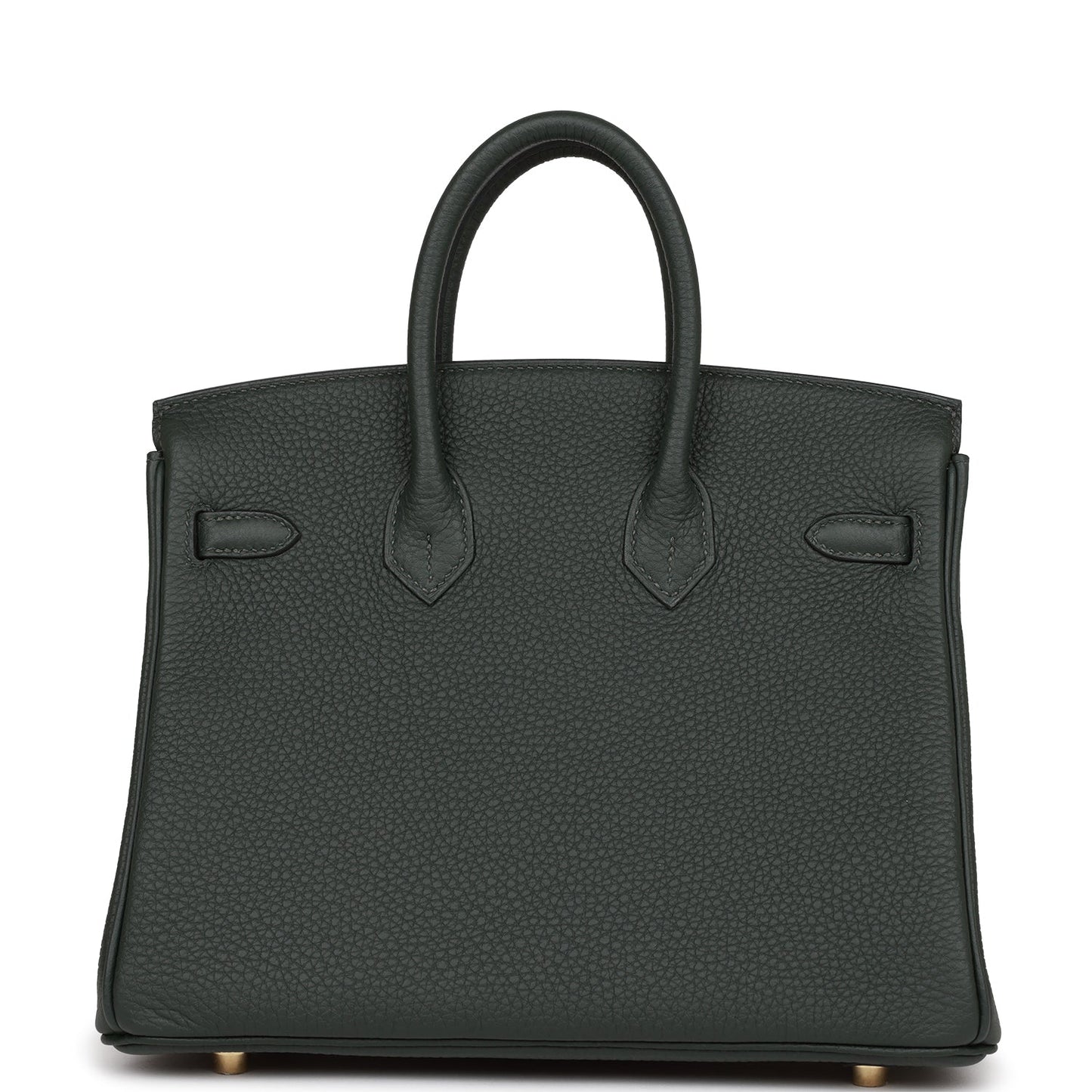 Hermes Birkin Vert Fonce Togo Hardware Handbag Gold Travel Bag