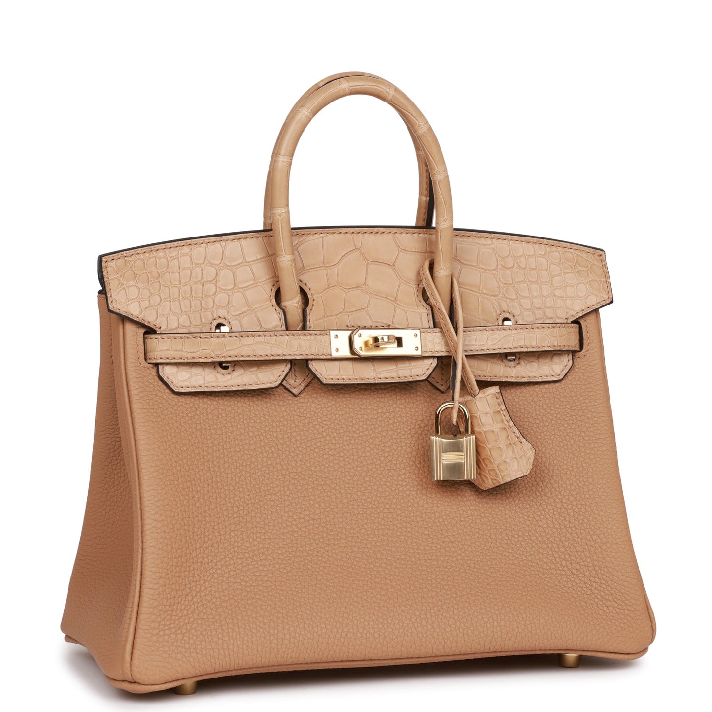 Hermes Birkin Chai Matte Alligator And Togo Touch Travel Bag 4