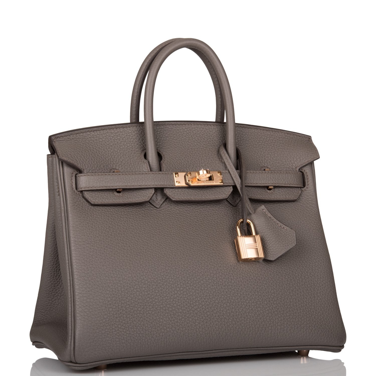 Hermes Birkin Etain Togo Rose Hardware Handbag Gold Travel Bag 7