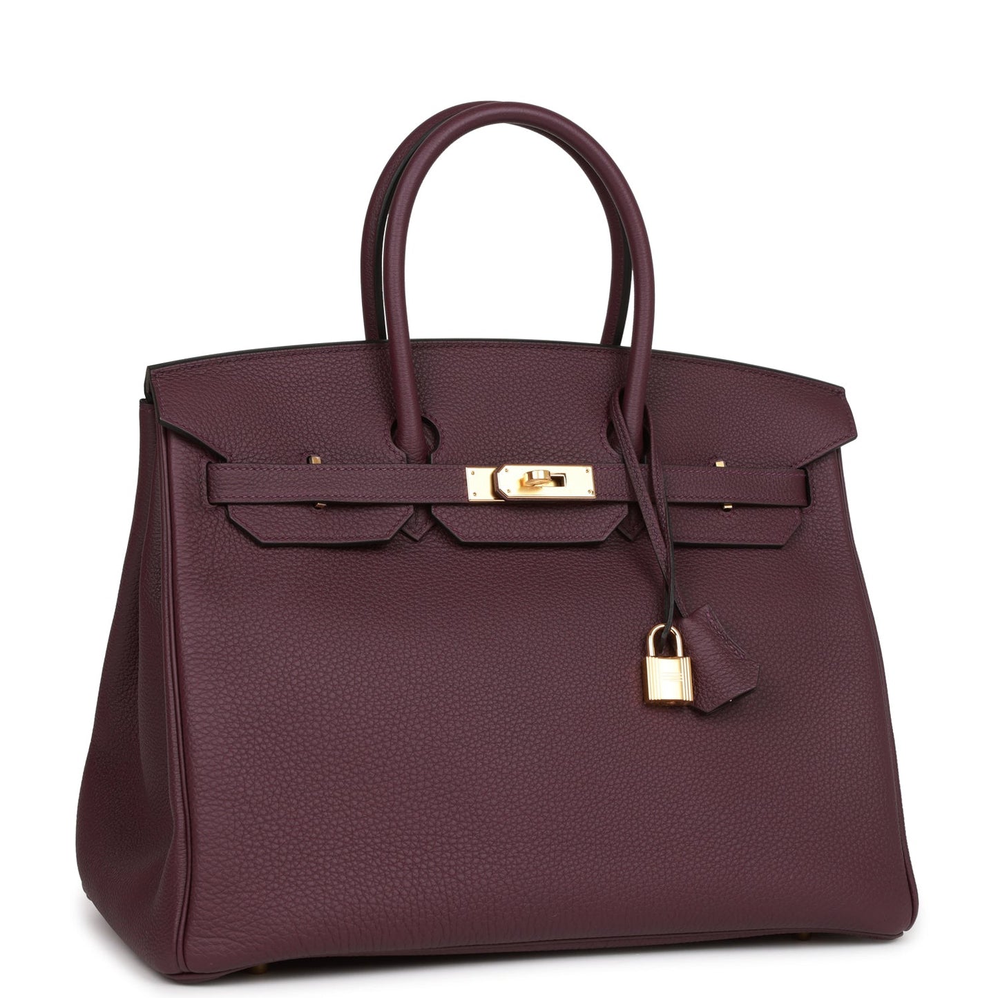 Hermes Birkin Cassis Togo Hardware Handbag Gold Travel Bag