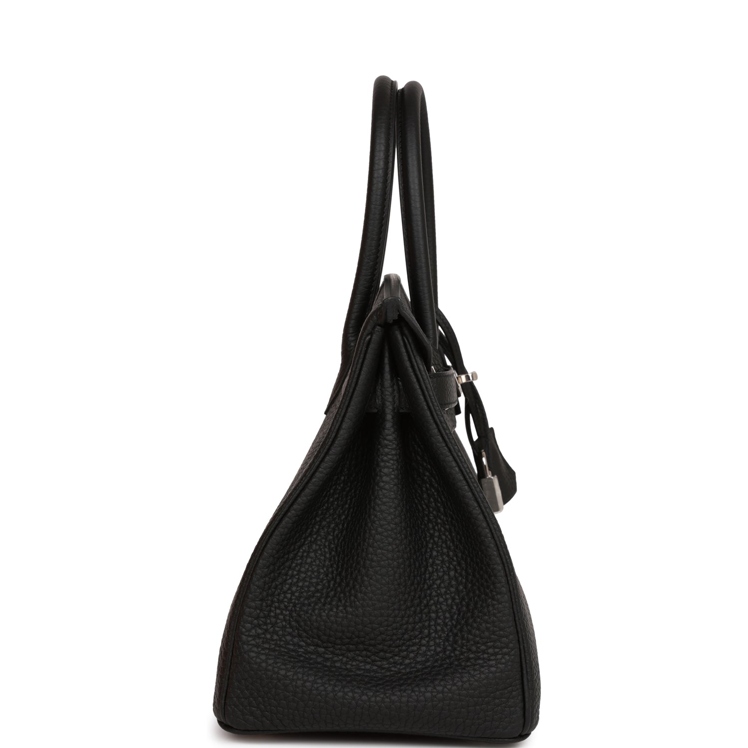 Hermes Birkin Togo Palladium Hardware Handbag Black Travel Bag Hardware 16