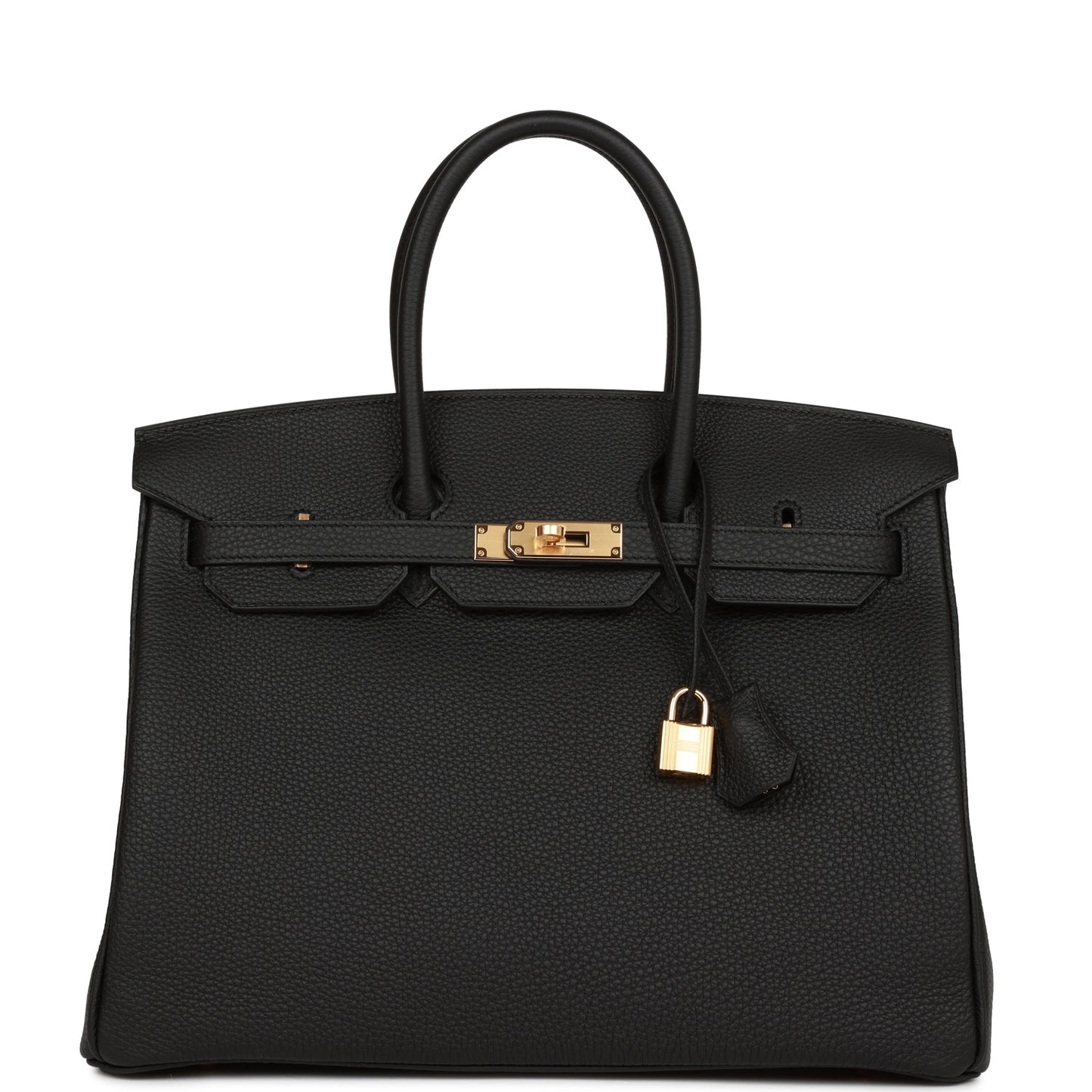 Hermes Birkin Togo Hardware Handbag Black Gold Travel Bag Hardware 12