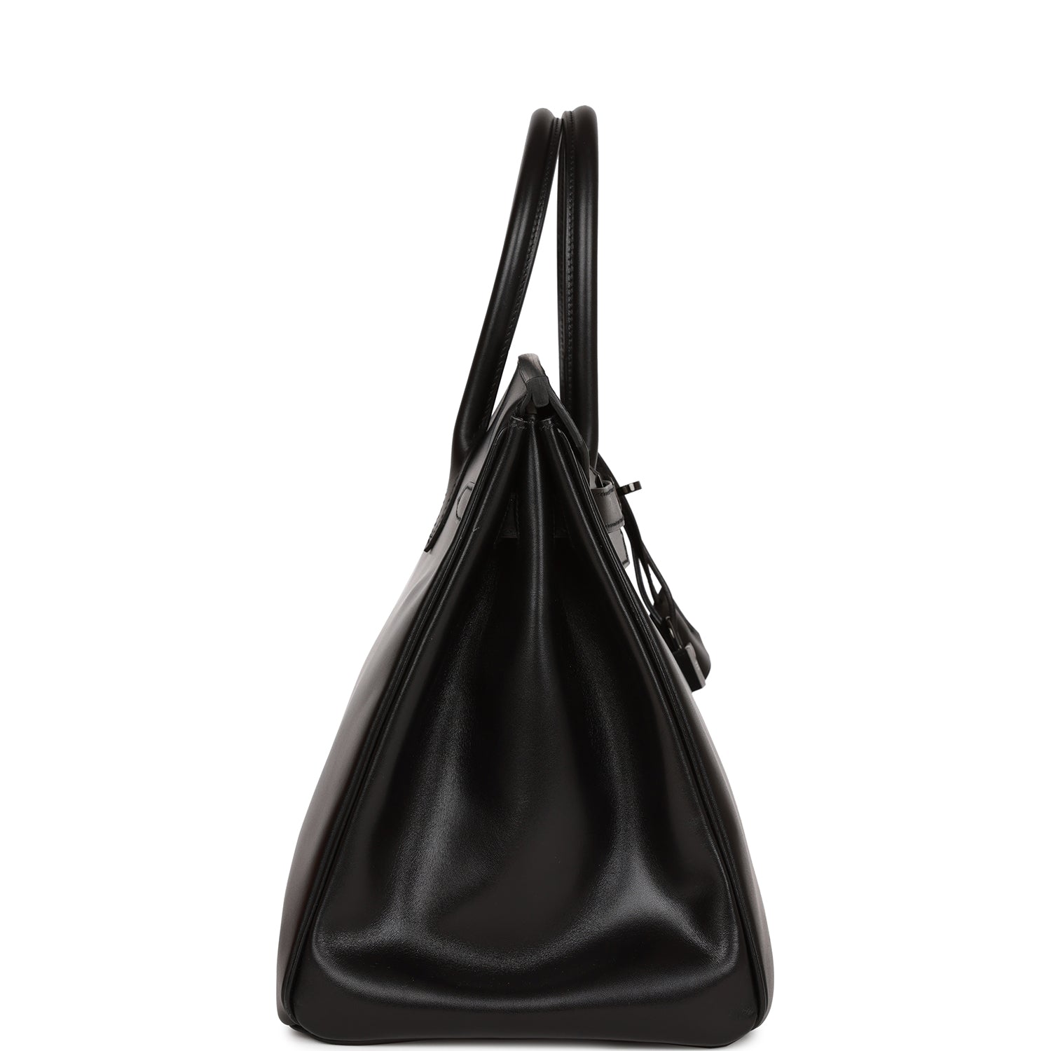 Hermes Birkin So Box Hardware Handbag Black Travel Bag Black Hardware