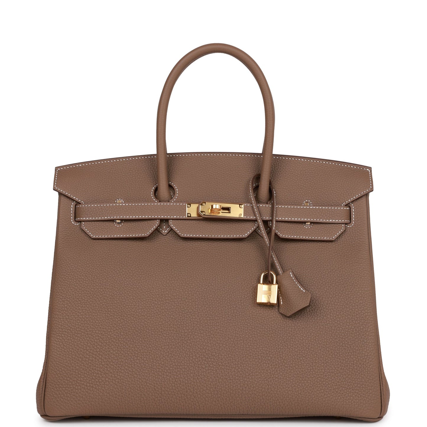 Hermes Birkin Etoupe Togo Hardware Handbag Gold Travel Bag Hardware 5