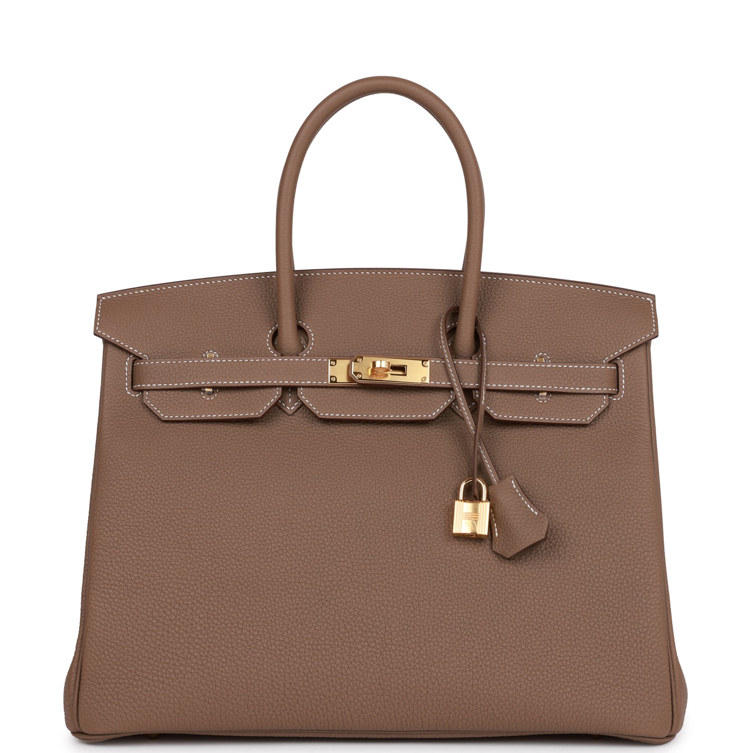 Hermes Birkin Etoupe Togo Hardware Handbag Gold Travel Bag Hardware 5