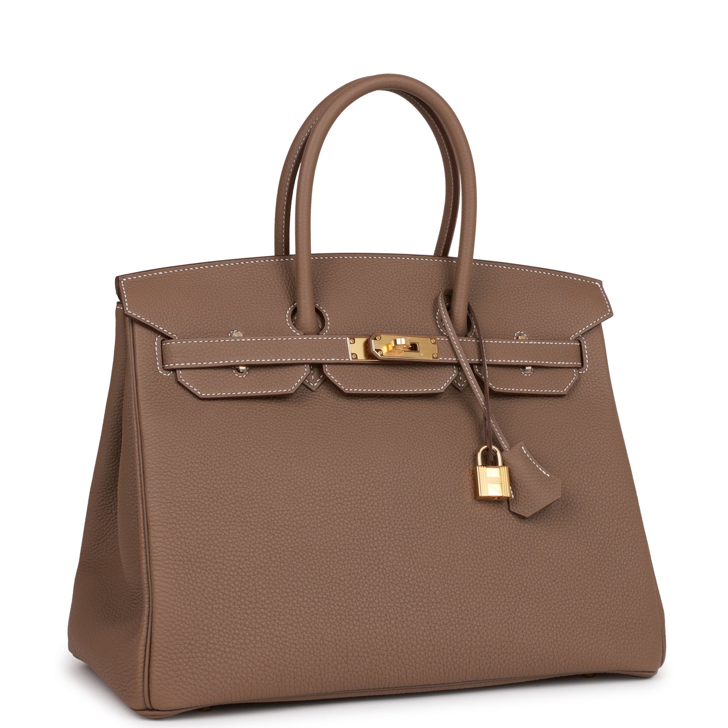 Hermes Birkin Etoupe Togo Hardware Handbag Gold Travel Bag Hardware 5
