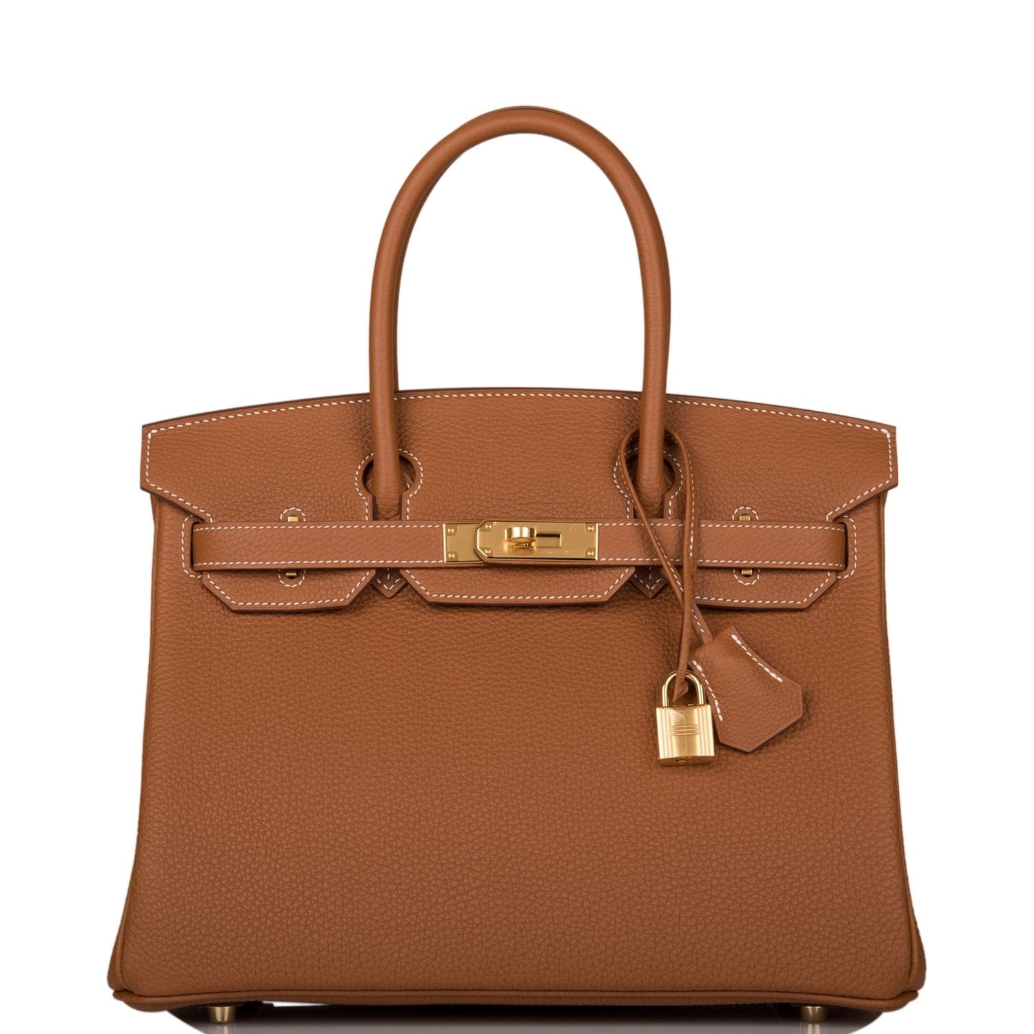 Hermes Birkin Togo Hardware Handbag Gold Travel Bag 33