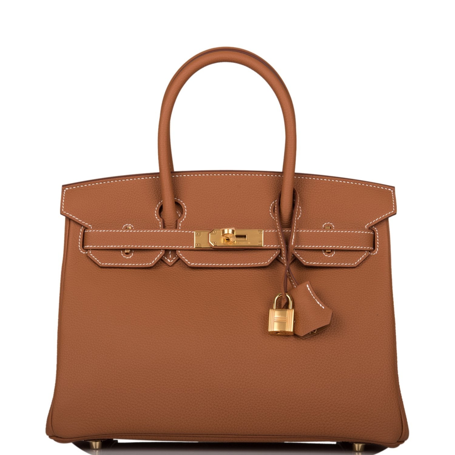 Hermes Birkin Togo Hardware Handbag Gold Travel Bag 31