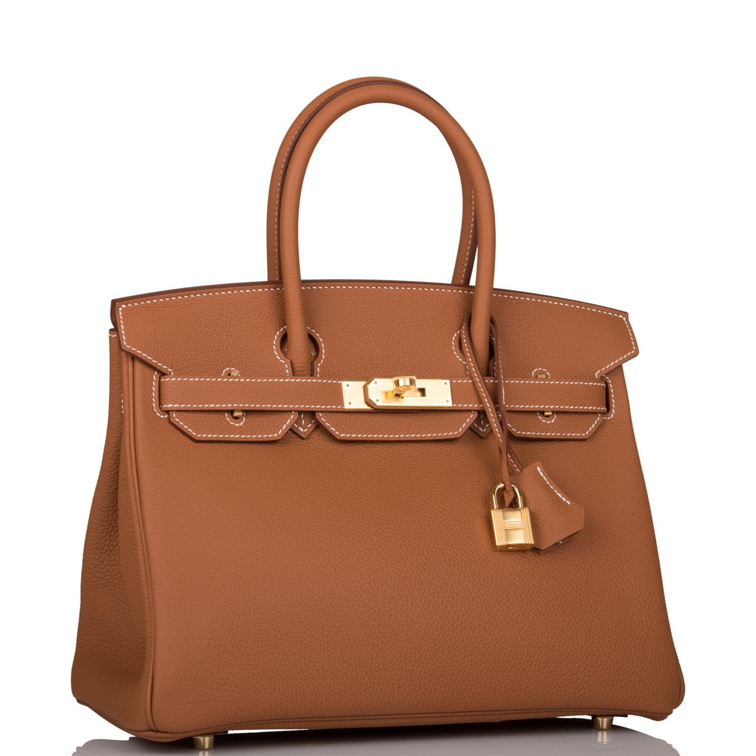 Hermes Birkin Togo Hardware Handbag Gold Travel Bag 31
