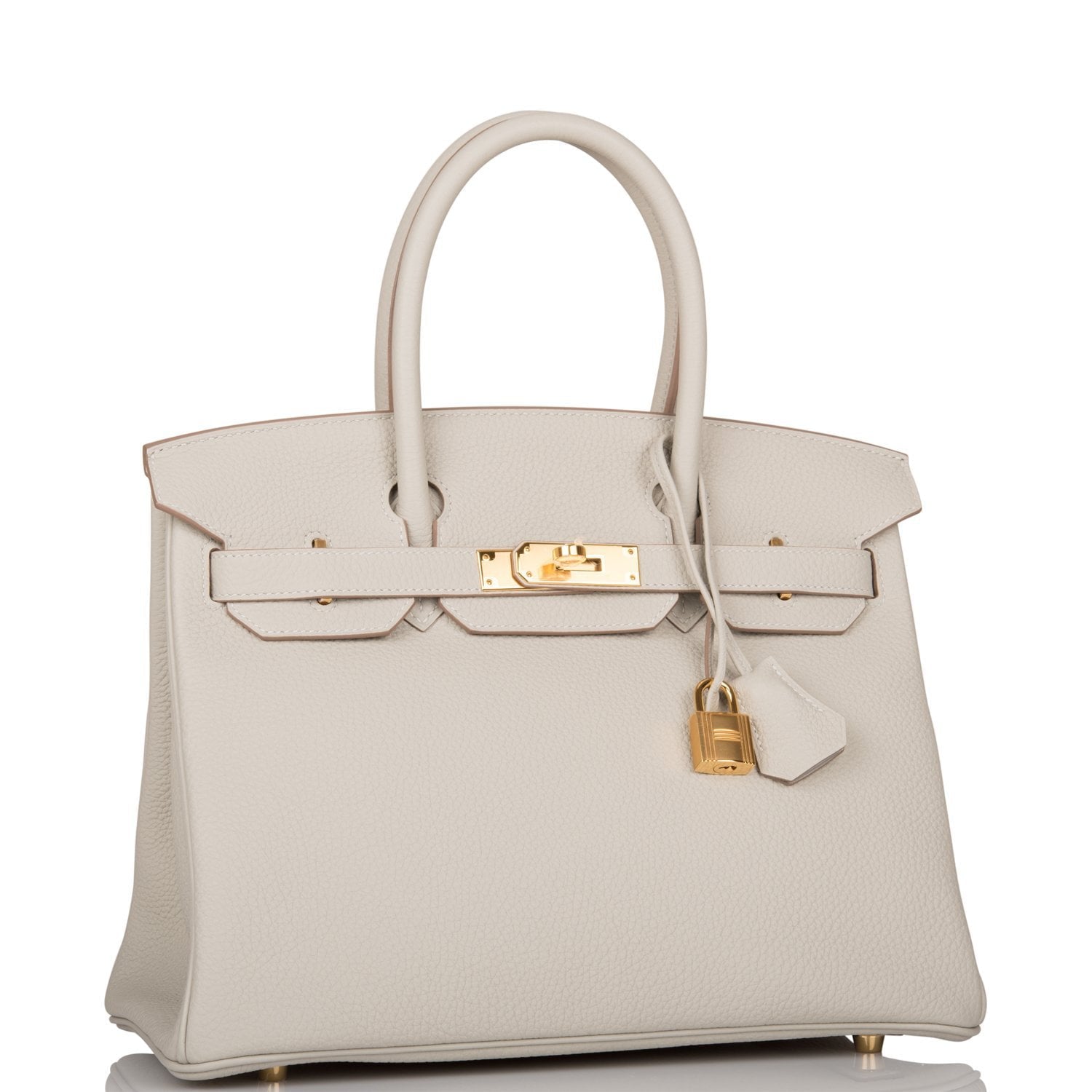 Hermes Birkin Gris Perle Togo Hardware Handbag Gold Travel Bag Hardware 1