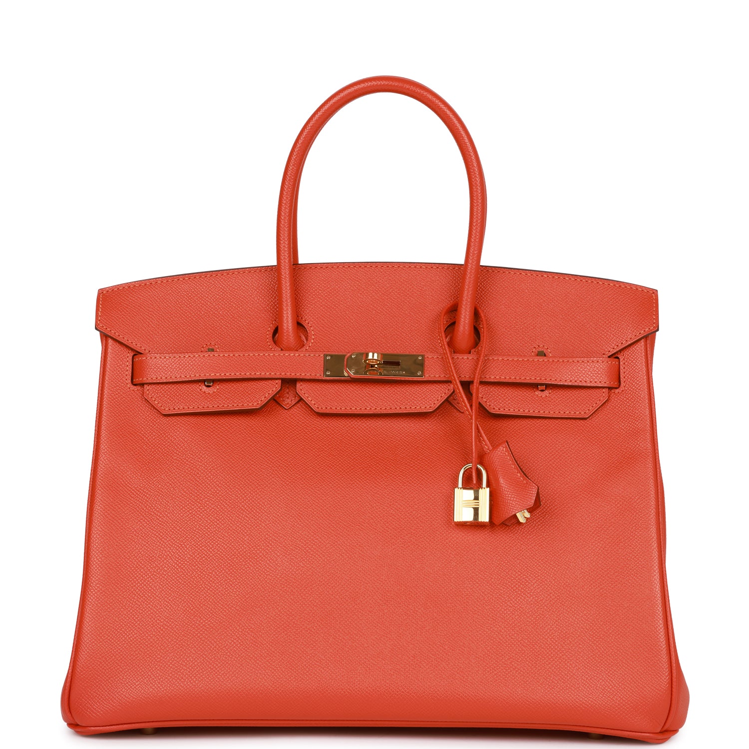 Hermes Birkin Mangue Epsom Hardware Handbag Gold Travel Bag