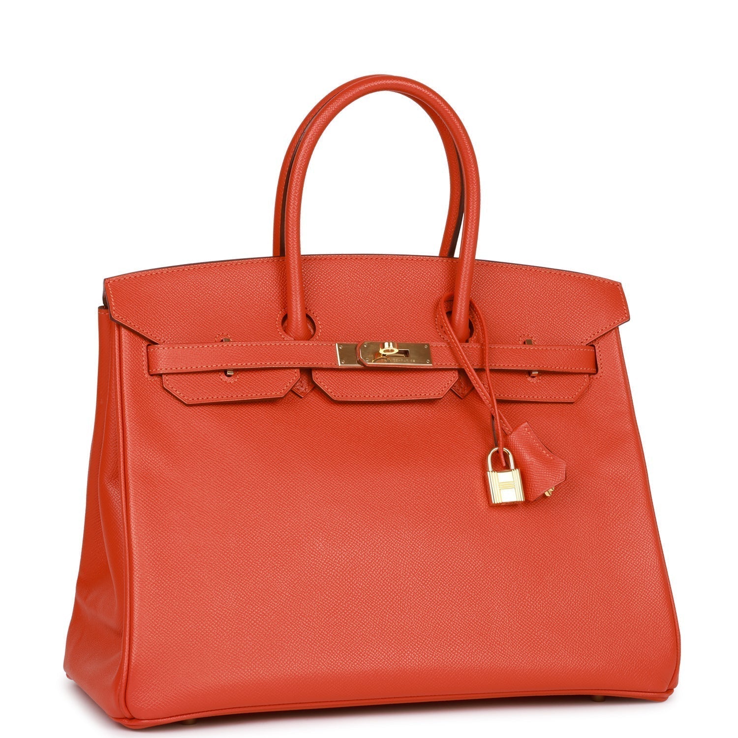 Hermes Birkin Mangue Epsom Hardware Handbag Gold Travel Bag