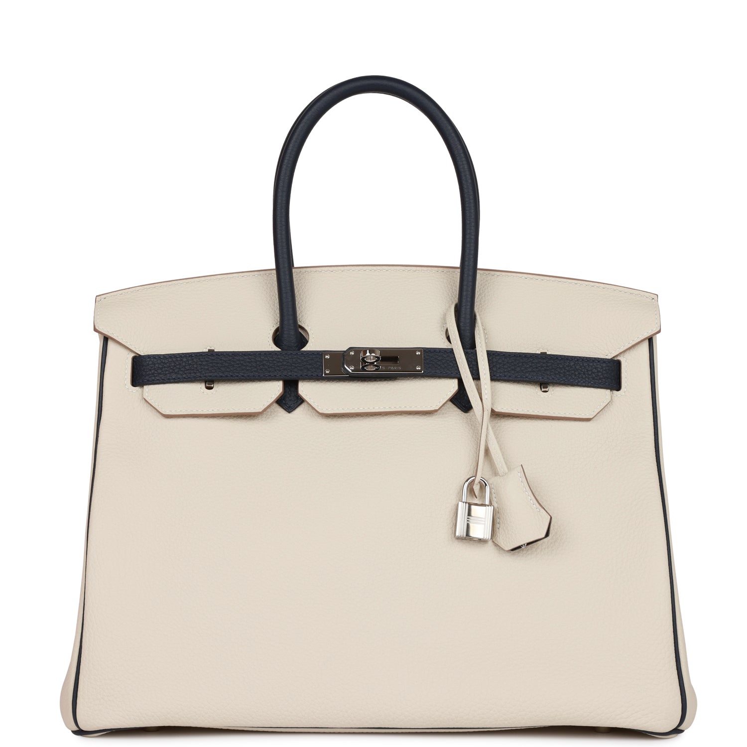 Hermes Special Order Hss Birkin Craie And Bleu Travel Bag