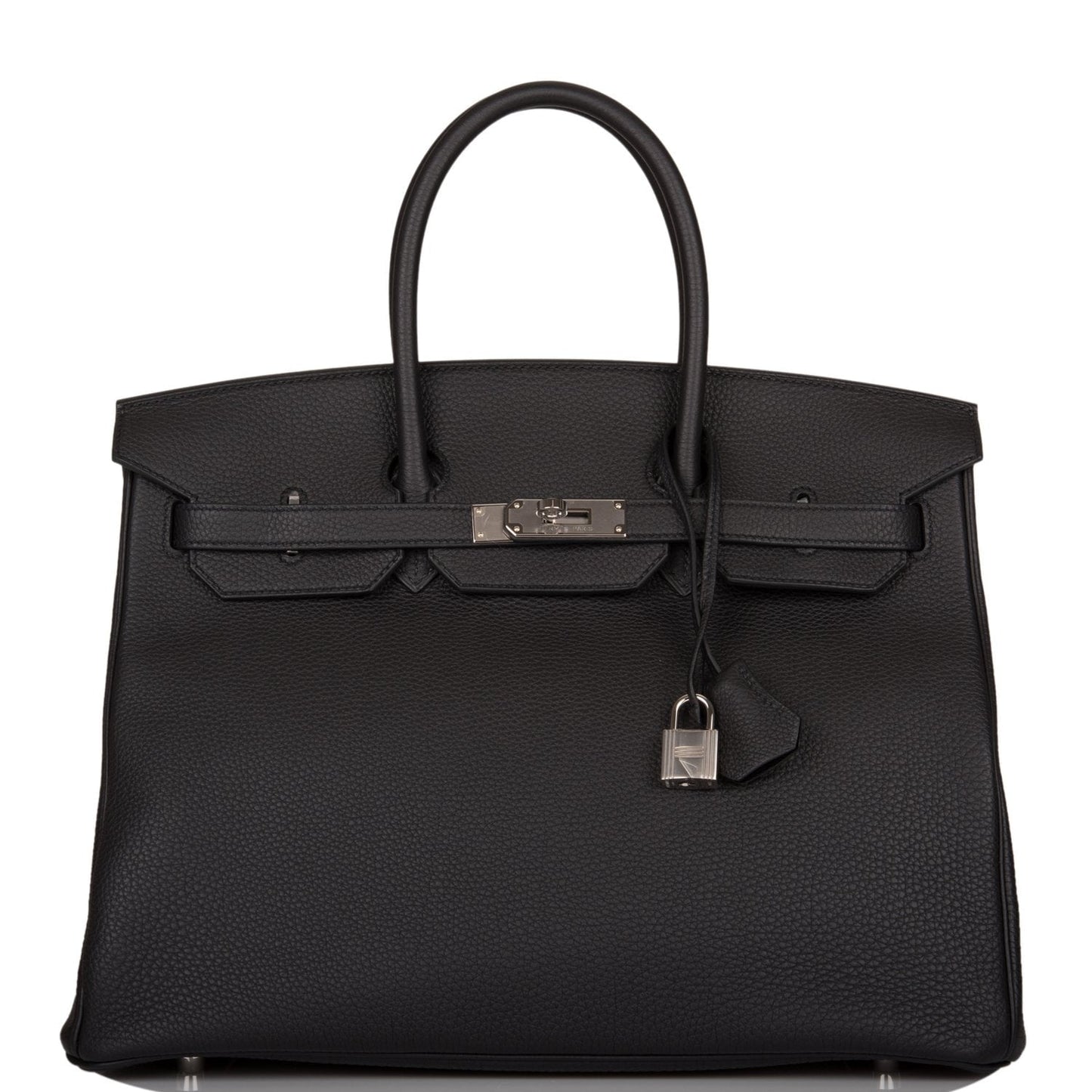 Hermes Birkin Togo Palladium Hardware Handbag Black Travel Bag Hardware 1
