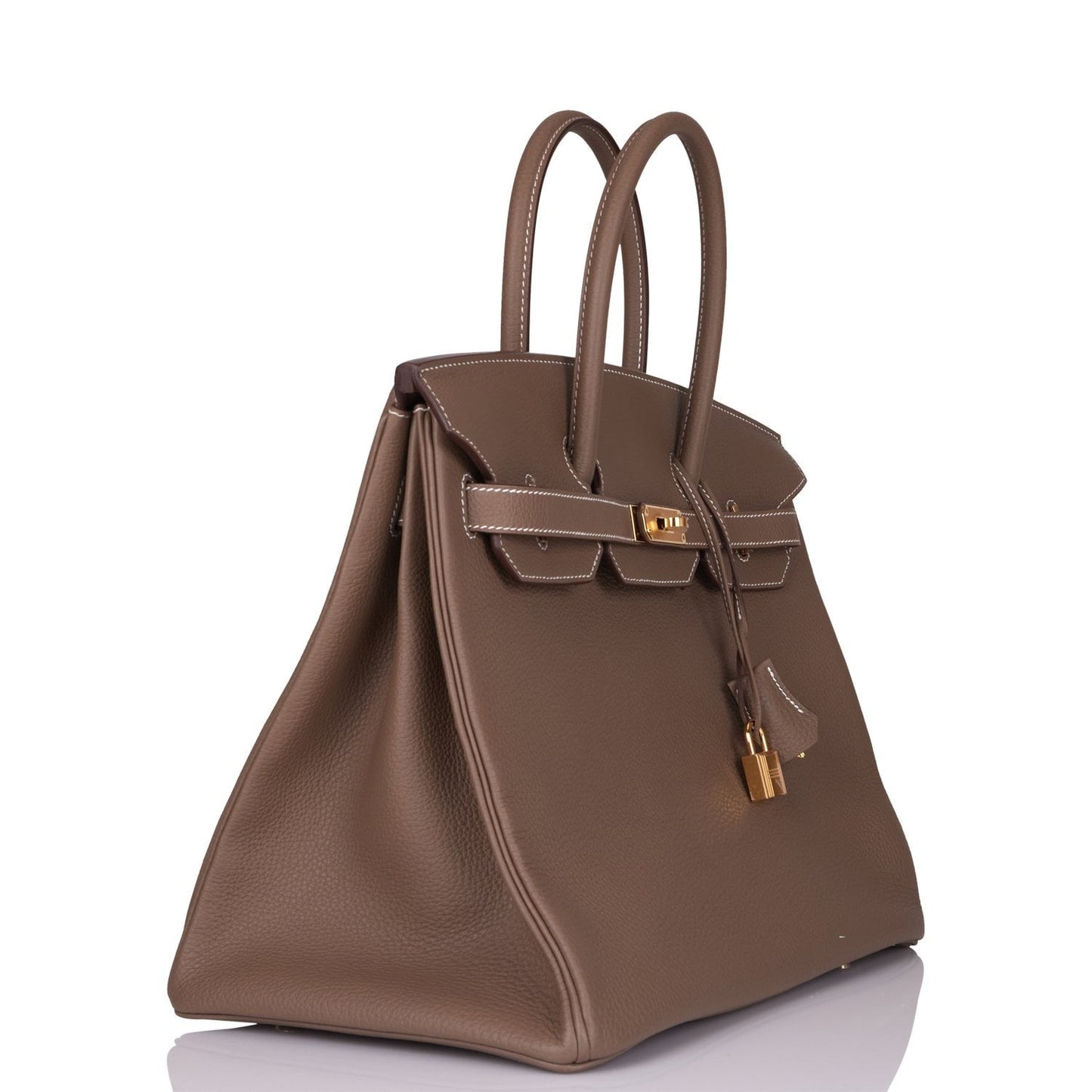 Hermes Birkin Etoupe Togo Hardware Handbag Gold Travel Bag Gold Hardware